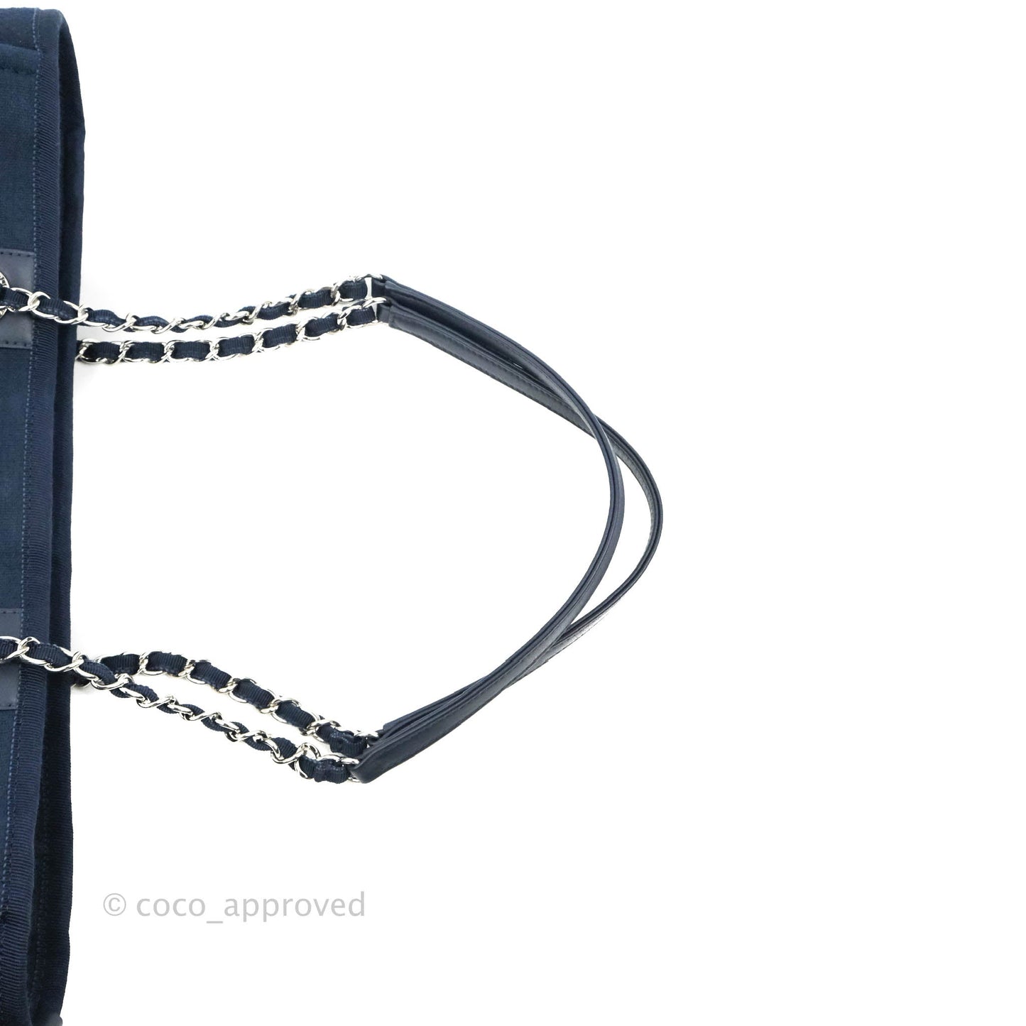 Chanel Canvas Deauville Medium Navy