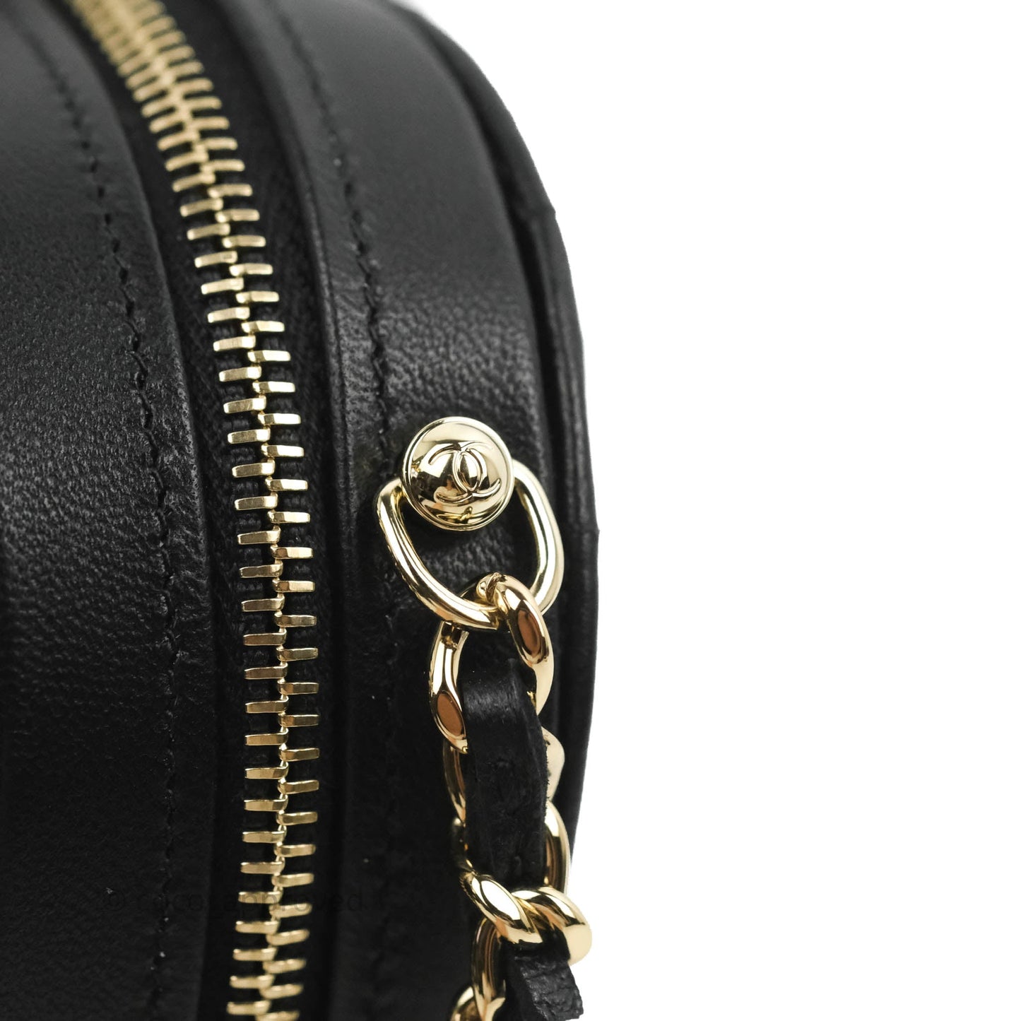 Chanel Small Heart Bag Black Lambskin Gold Hardware 22S