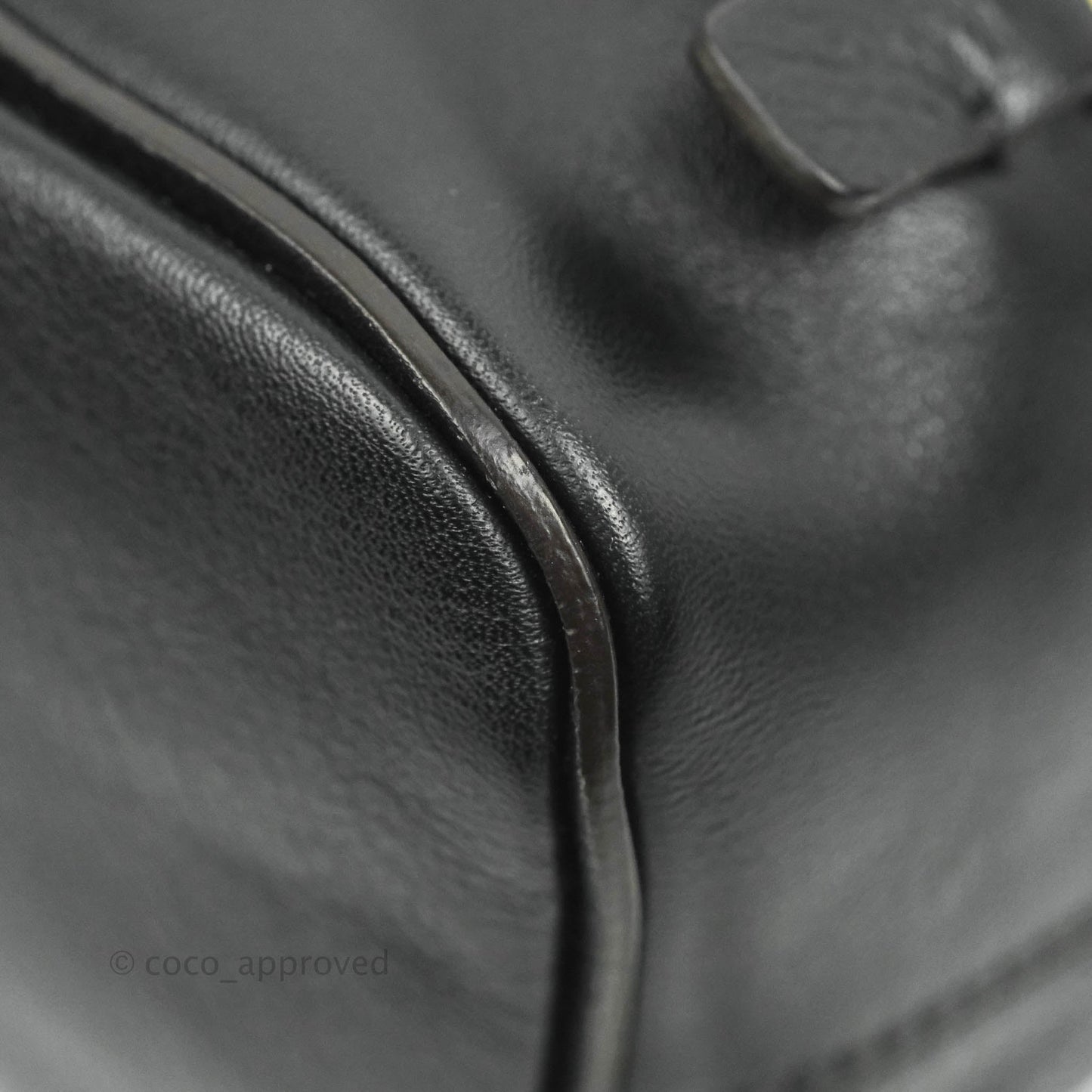 Chloé Small Faye Backpack Black Suede Calfskin
