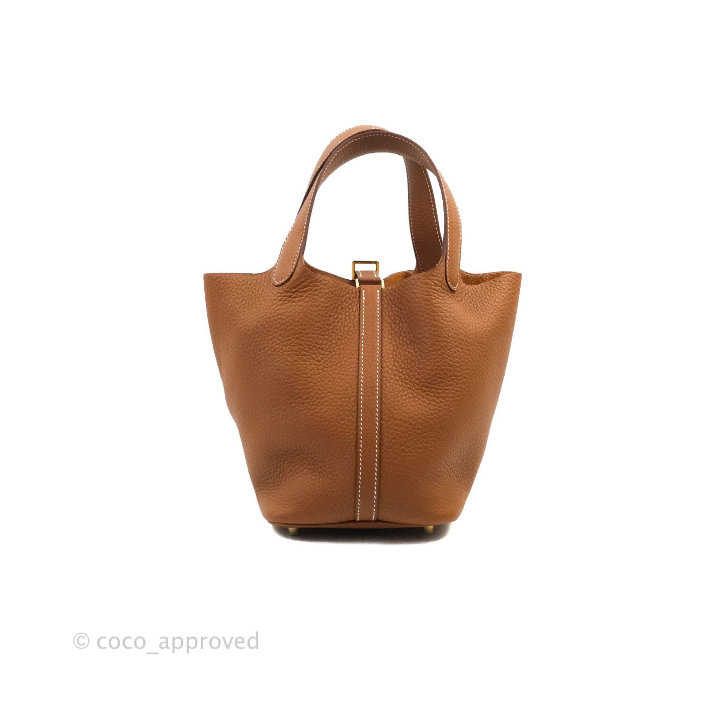 Hermès Picotin Lock 18 PM Gold Clemence Gold Hardware