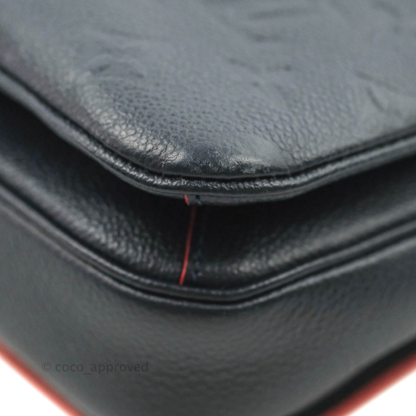 Louis Vuitton Empreinte Pochette Metis Marine Rouge