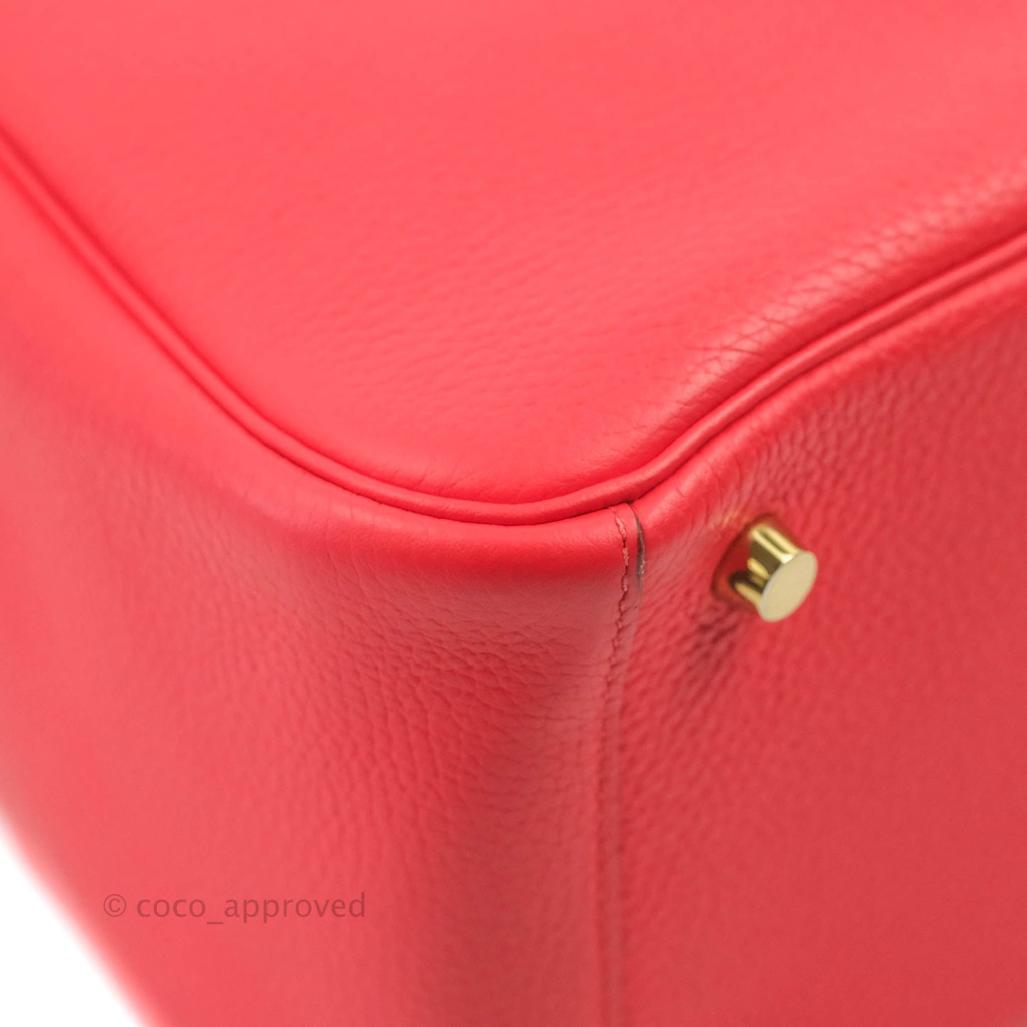 Hermès Lindy 26 Rouge de Coeur Clemence Gold Hardware