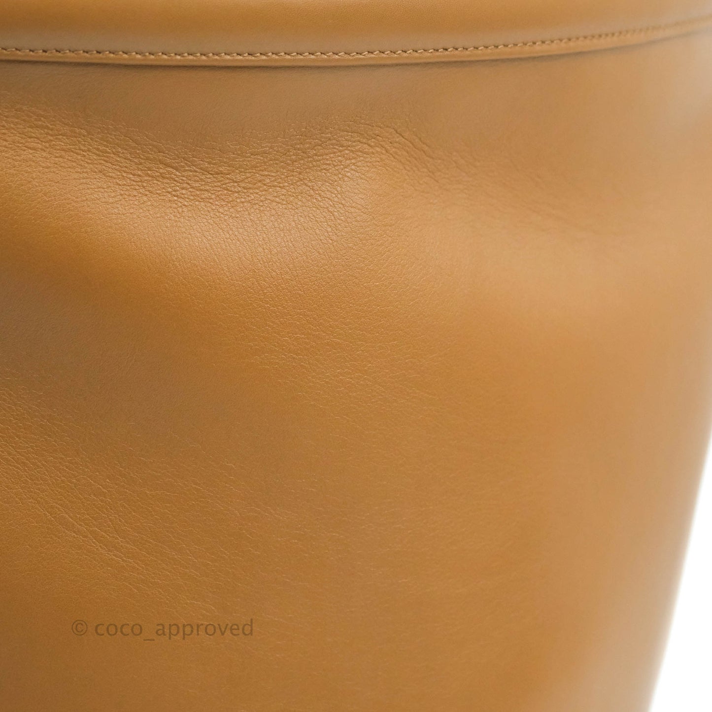 Celine Clasp Bucket Bag Brown