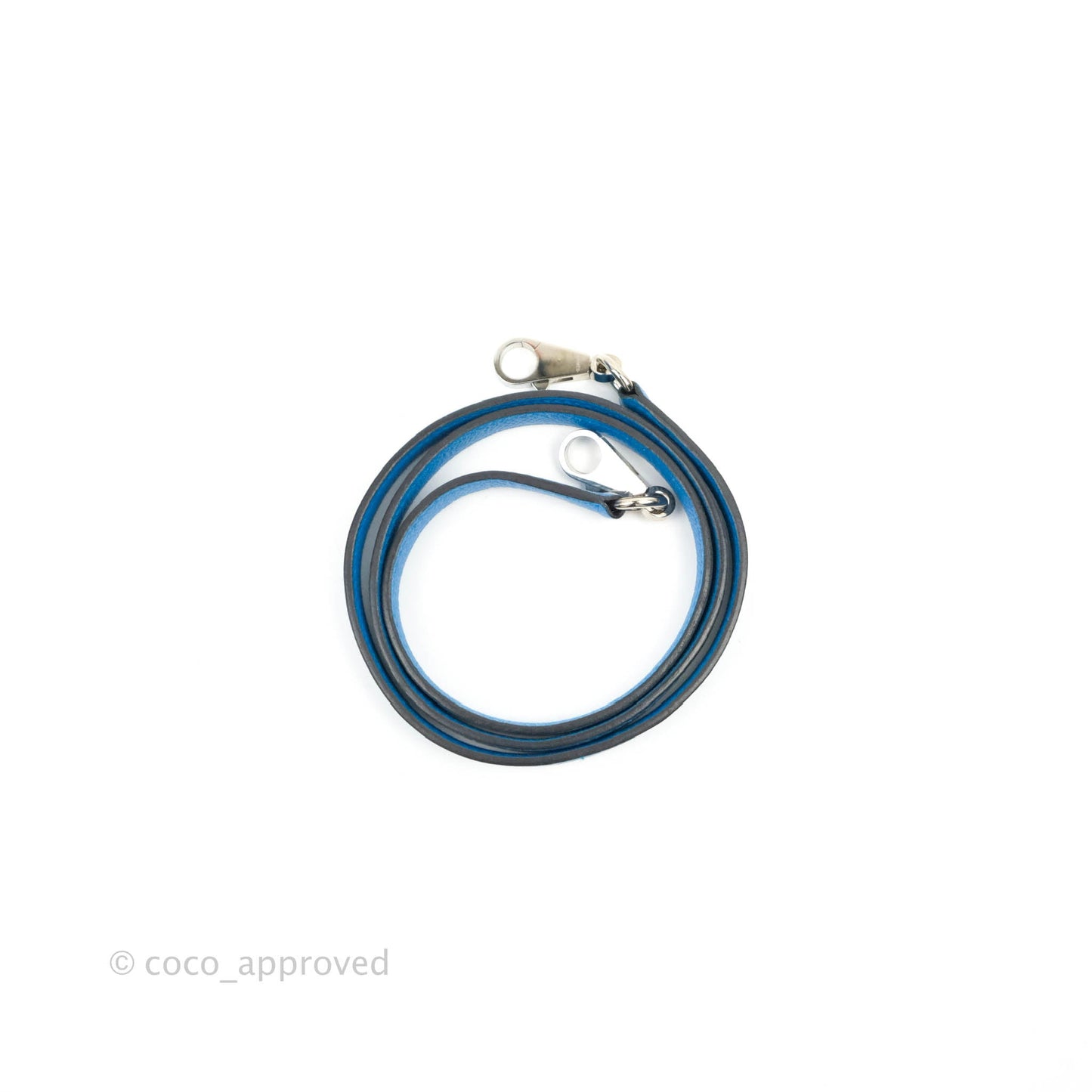 Hermès Bolide 27 Blue Epsom Silver Hardware