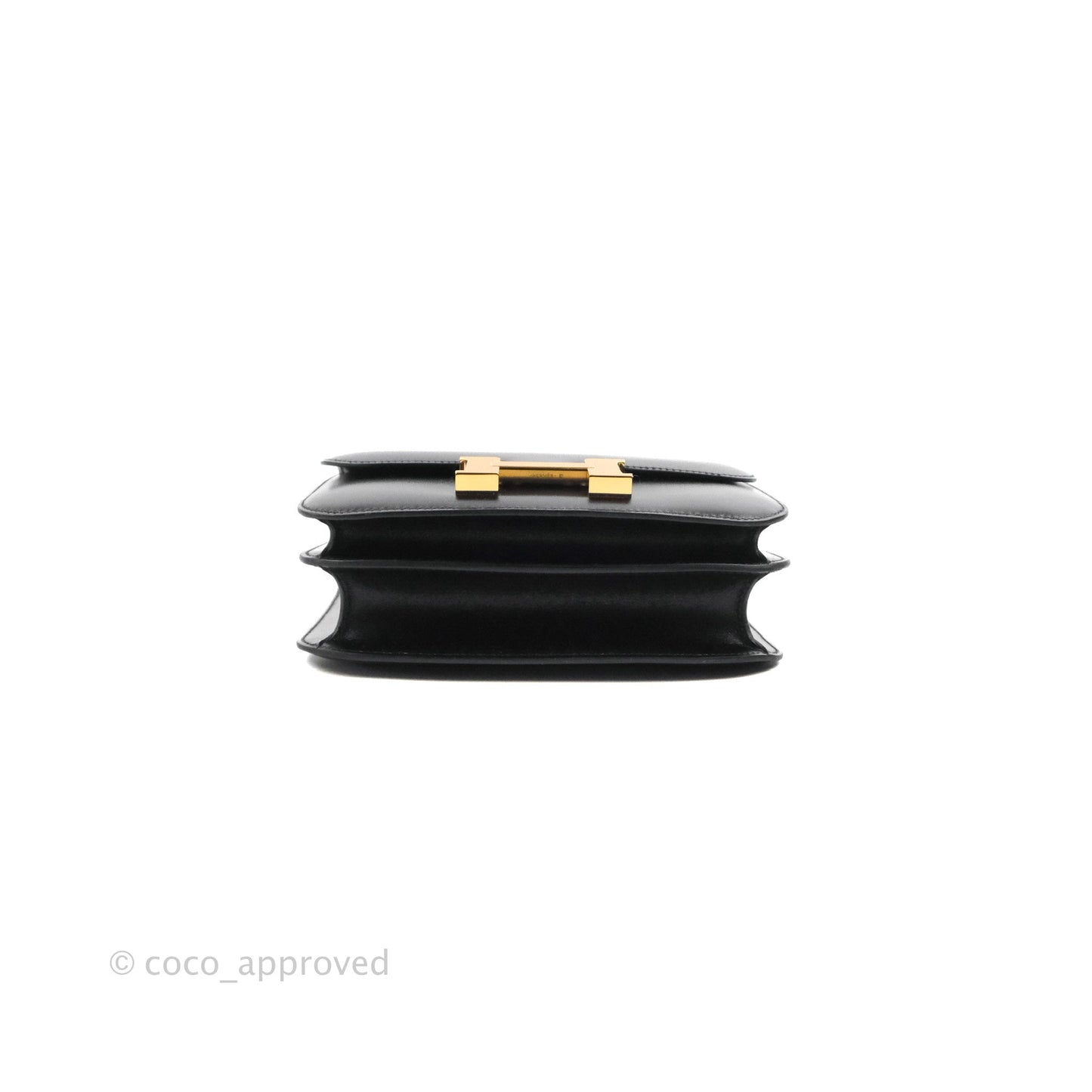 Hermès Constance Mini 18cm Black Box Leather Gold Hardware
