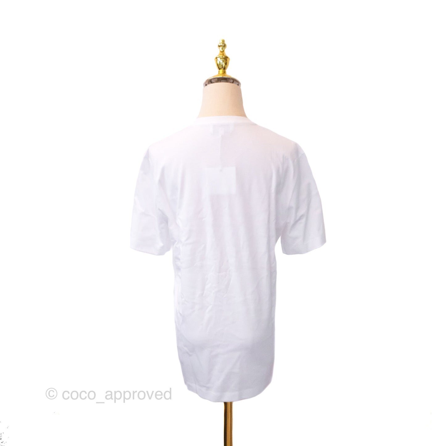 Hermes Robot Print White T-Shirt Size XS