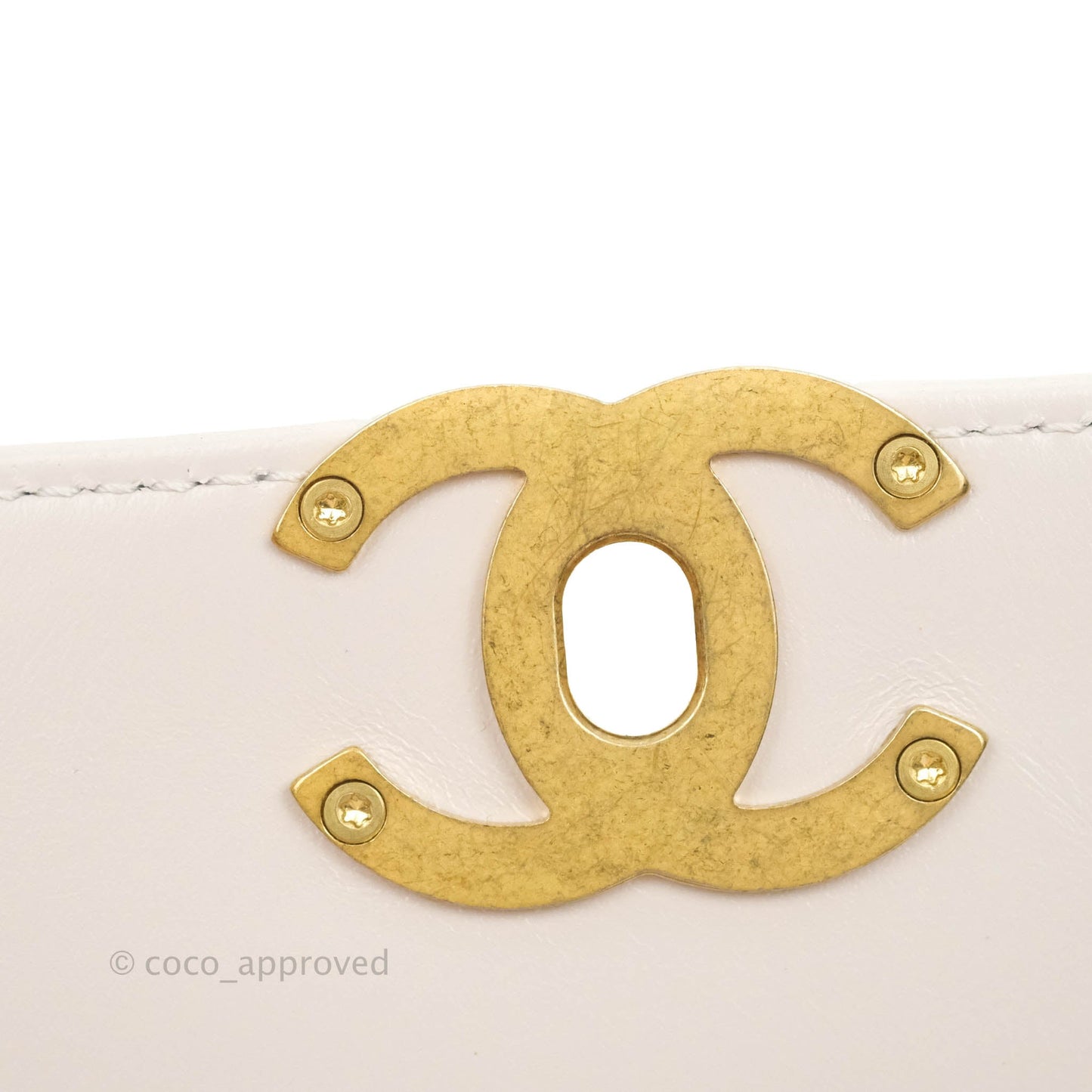Chanel Mini Flap Light Lilac Glazed Calfskin Aged Gold Hardware