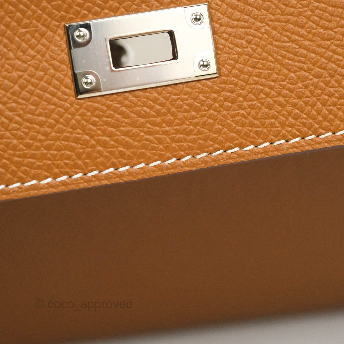 Hermès Kelly To Go Wallet Gold Epsom Palladium Hardware