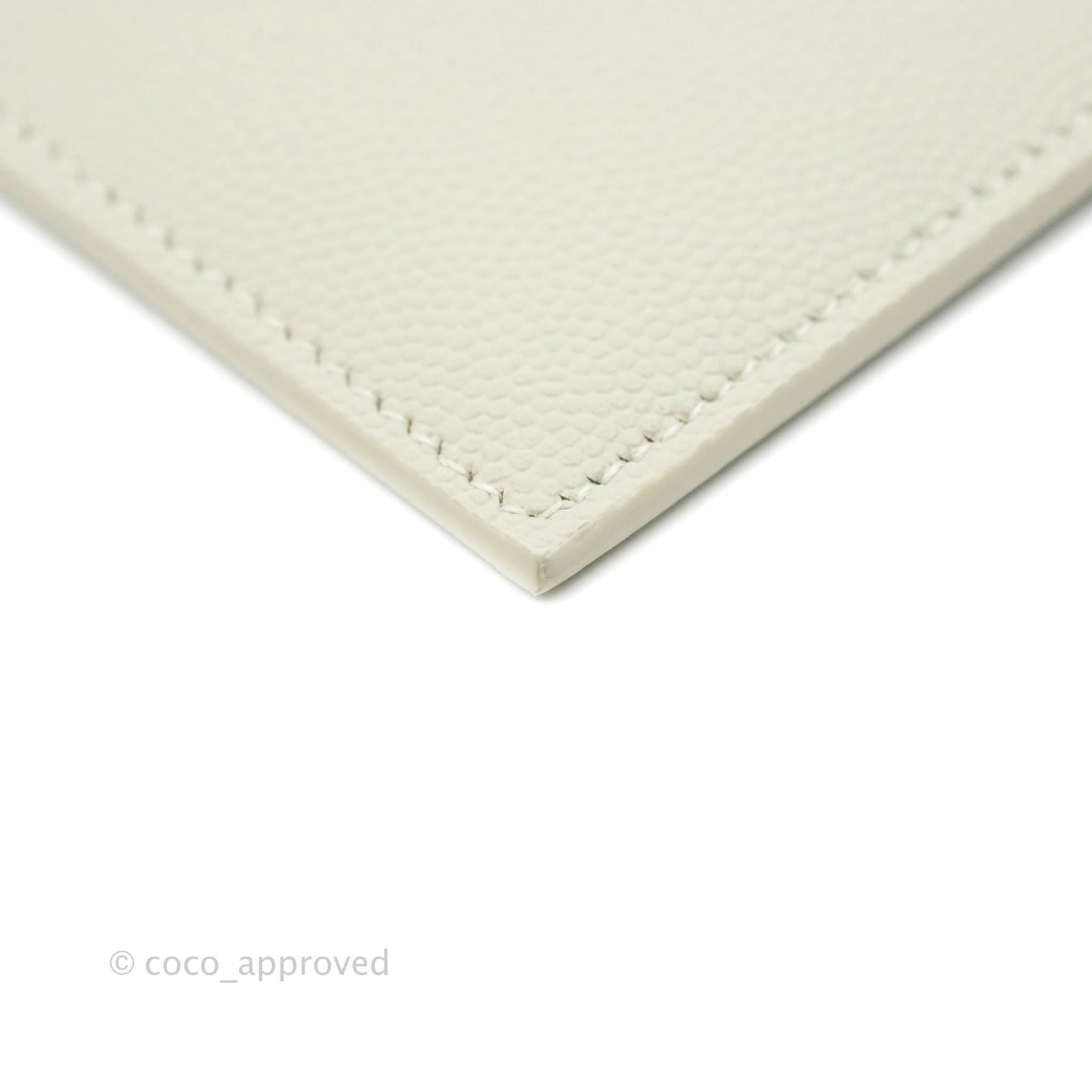 Saint Laurent Ivory Monogram Clutch Bag