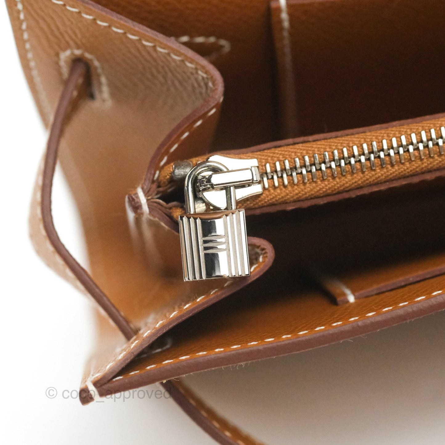 Hermès Kelly To Go Wallet Gold Epsom Palladium Hardware