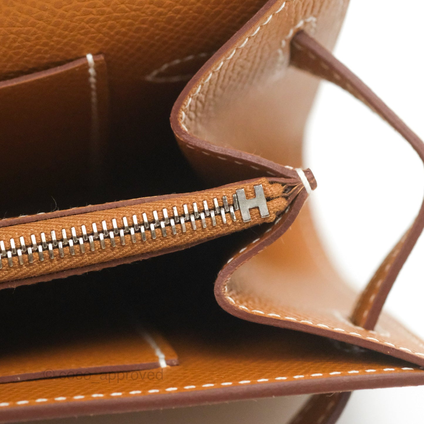 Hermès Kelly To Go Wallet Gold Epsom Palladium Hardware