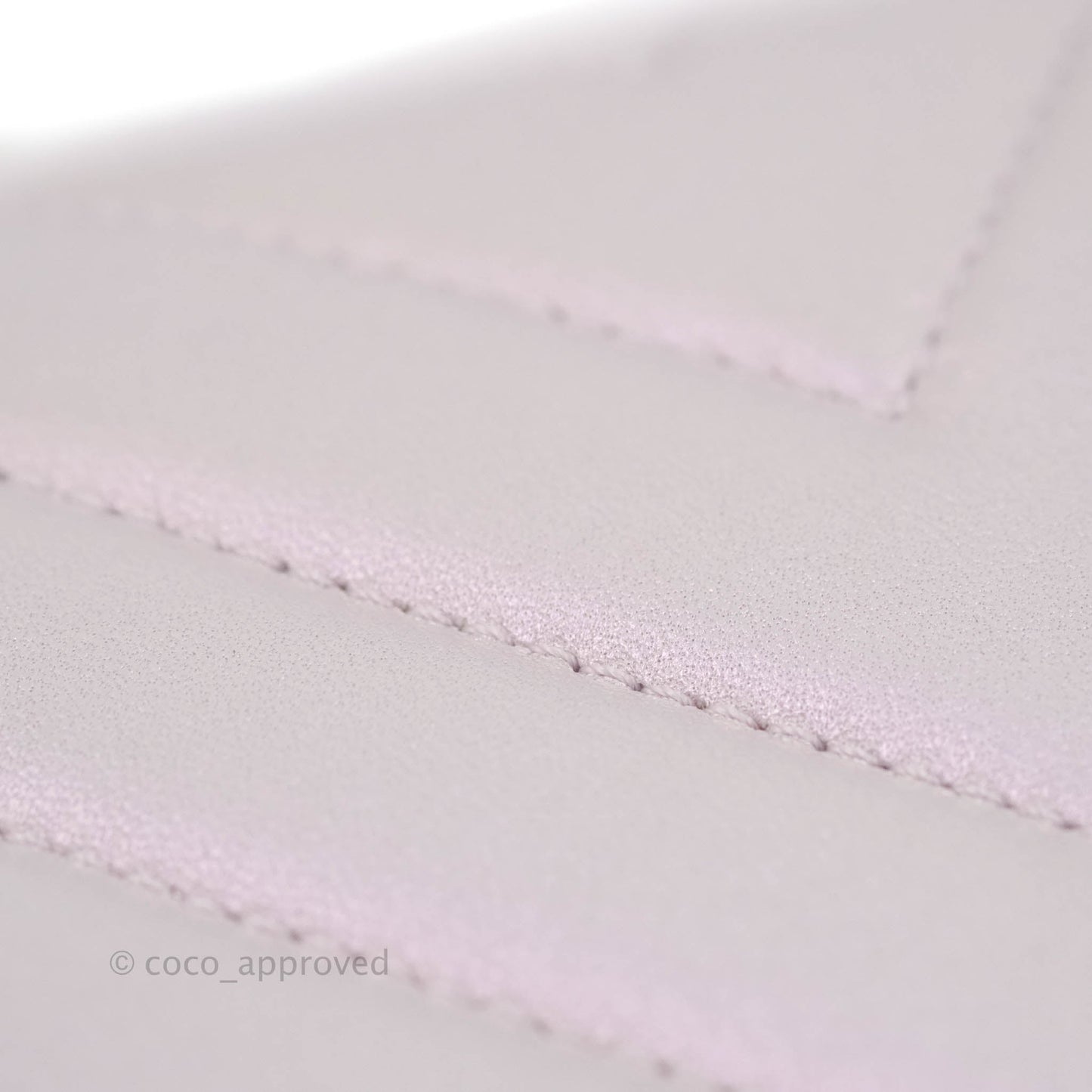 Chanel Medium Boy Chevron Iridescent Lilac Calfskin Silver Hardware