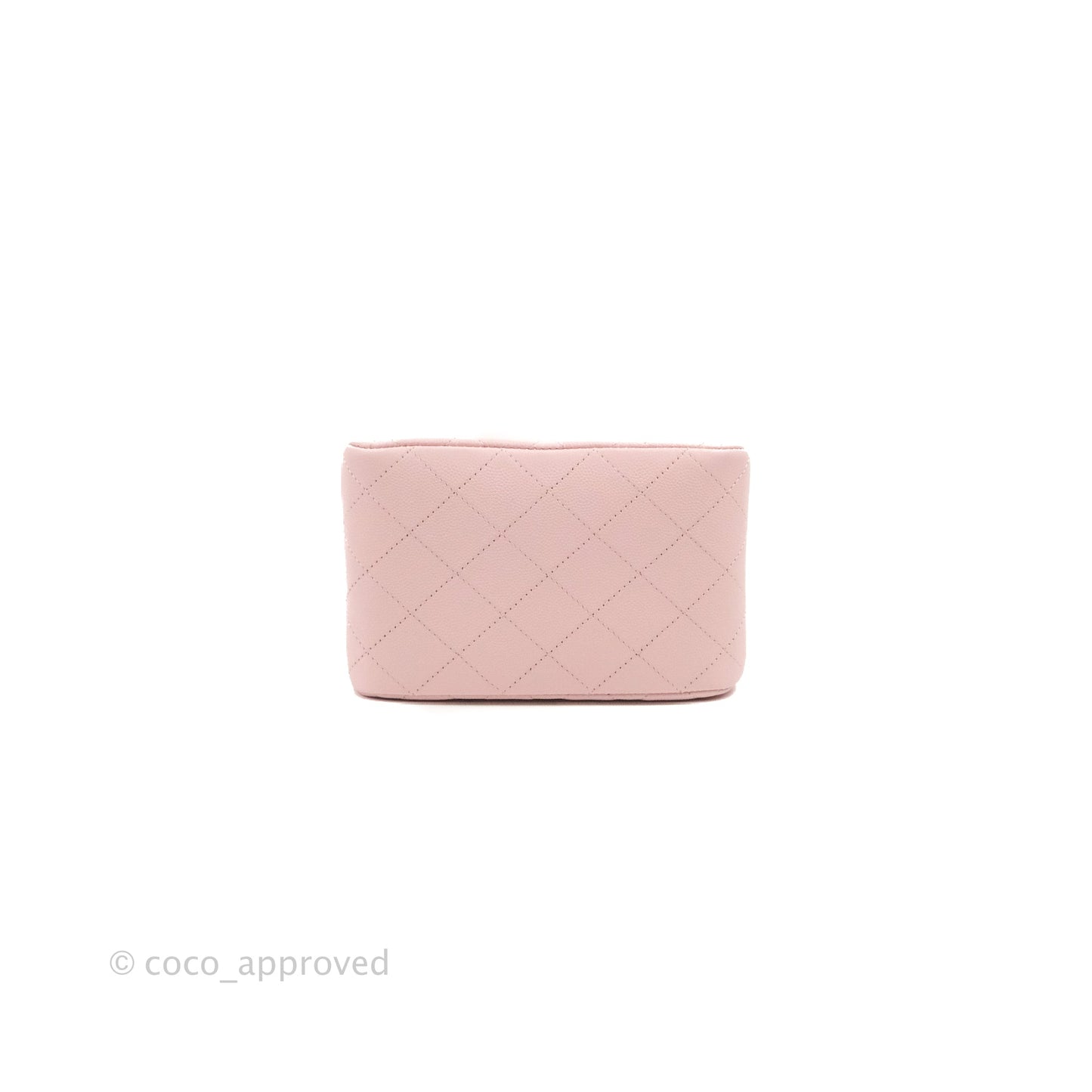 Chanel Quilted Mini Bucket Bag Light Pink Caviar Gold Hardware