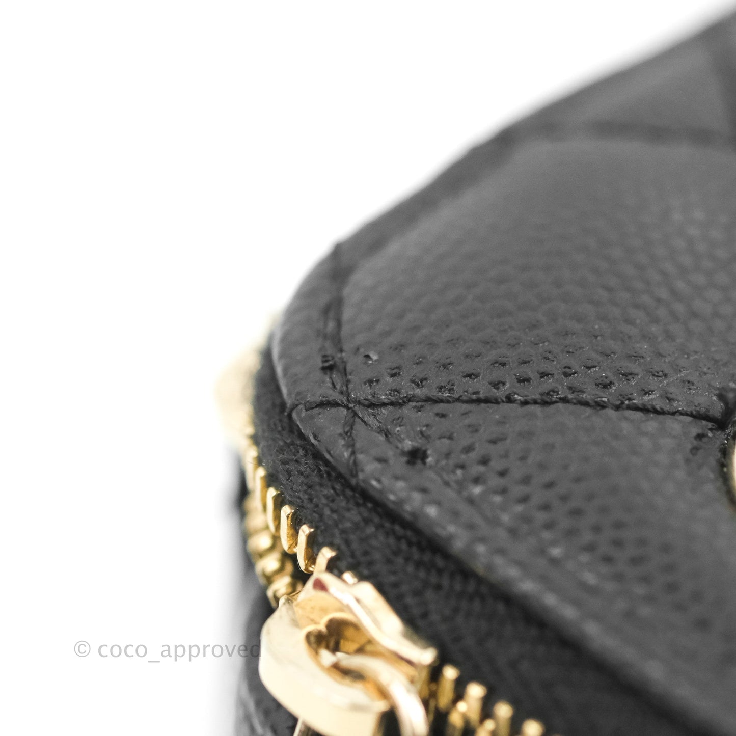 Chanel Mini Vanity With Chain Black Caviar Gold Hardware