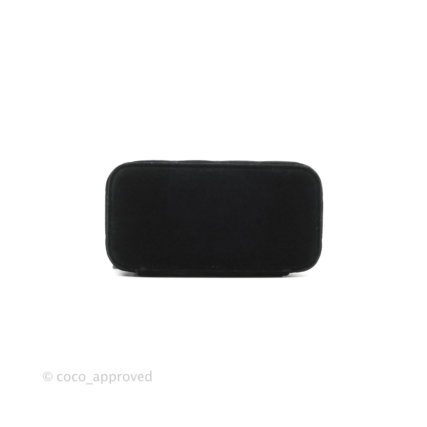 Chanel Vanity with Classic Chain Black Velvet Black Hardware