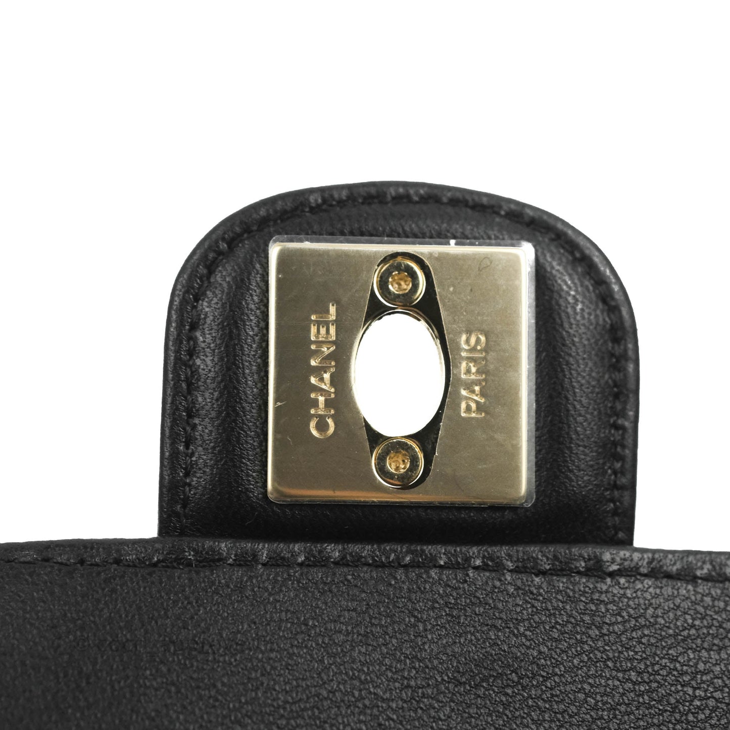 Chanel Small Heart Bag Black Lambskin Gold Hardware 22S