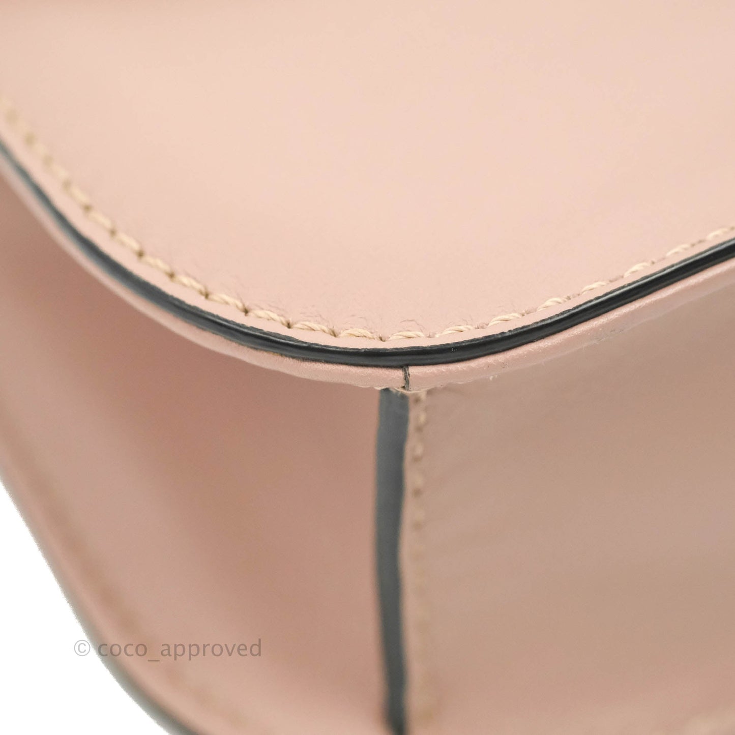 Valentino Small Vitello Glam Lock Rockstud Flap Poudre