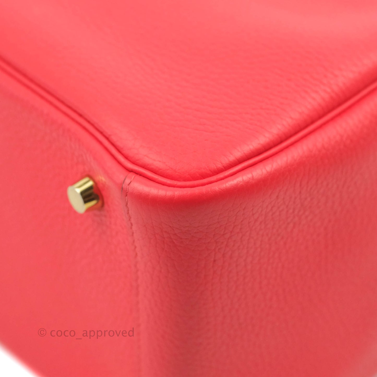 Hermès Lindy 26 Rouge de Coeur Clemence Gold Hardware