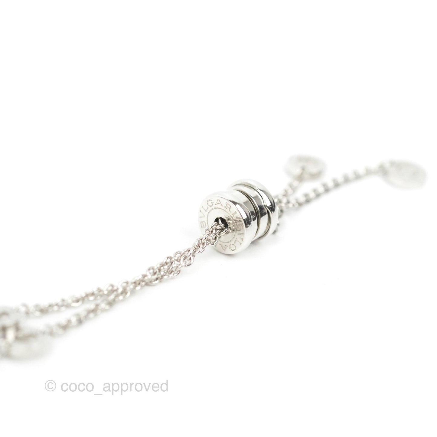 Bvlgari B.Zero1 Pendant Necklace White Gold
