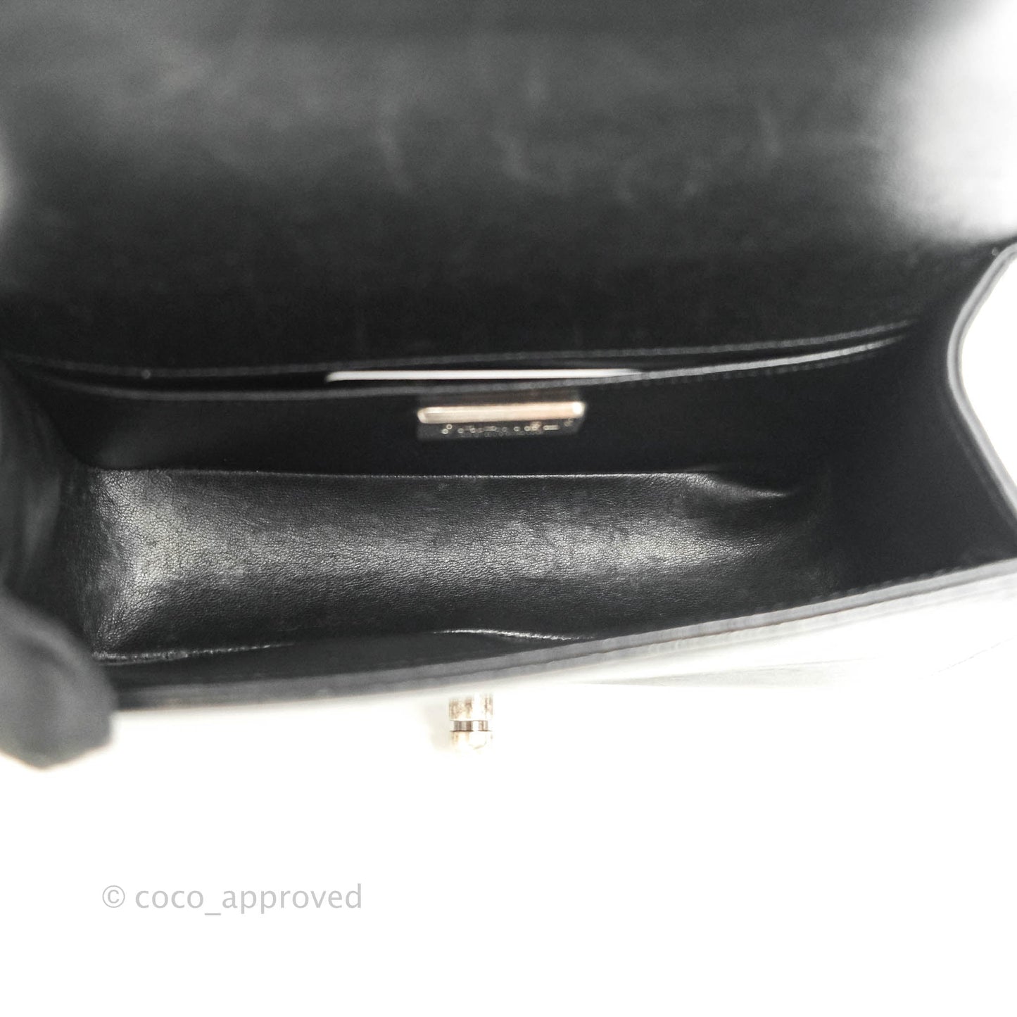 Chanel Small Boy Black Stingray Ruthenium Hardware