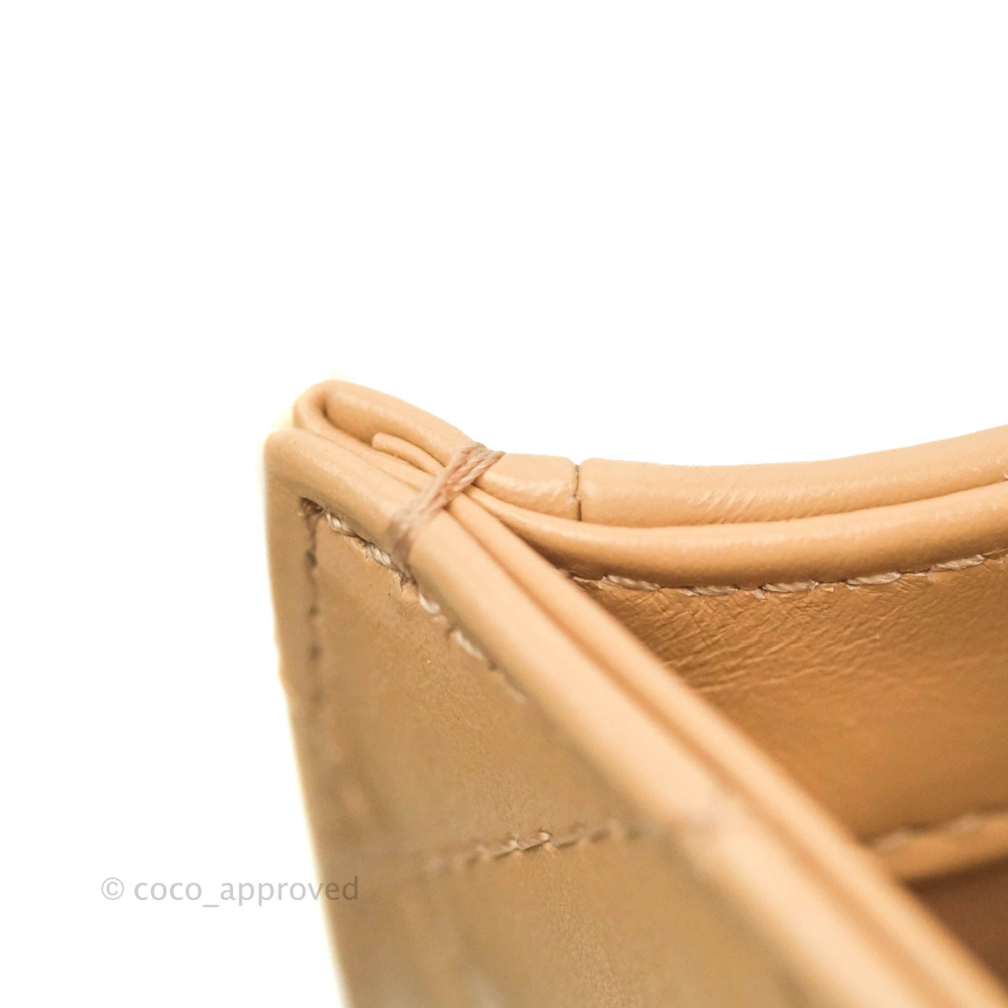 Chanel Quilted Small Perfect Fit Adjustable Beige Calfskin Gold Hardware 21A