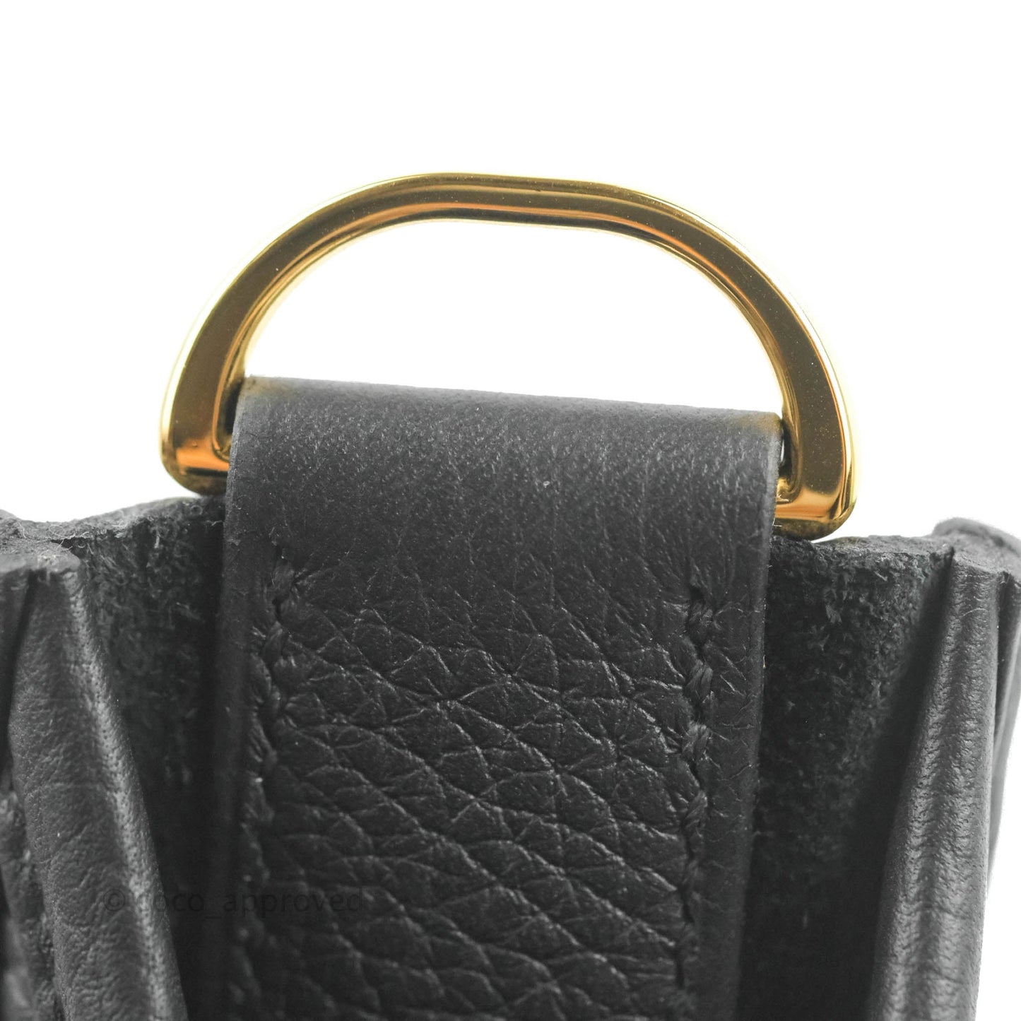 Hermes Evelyne III 29 Black Clemence Gold Hardware