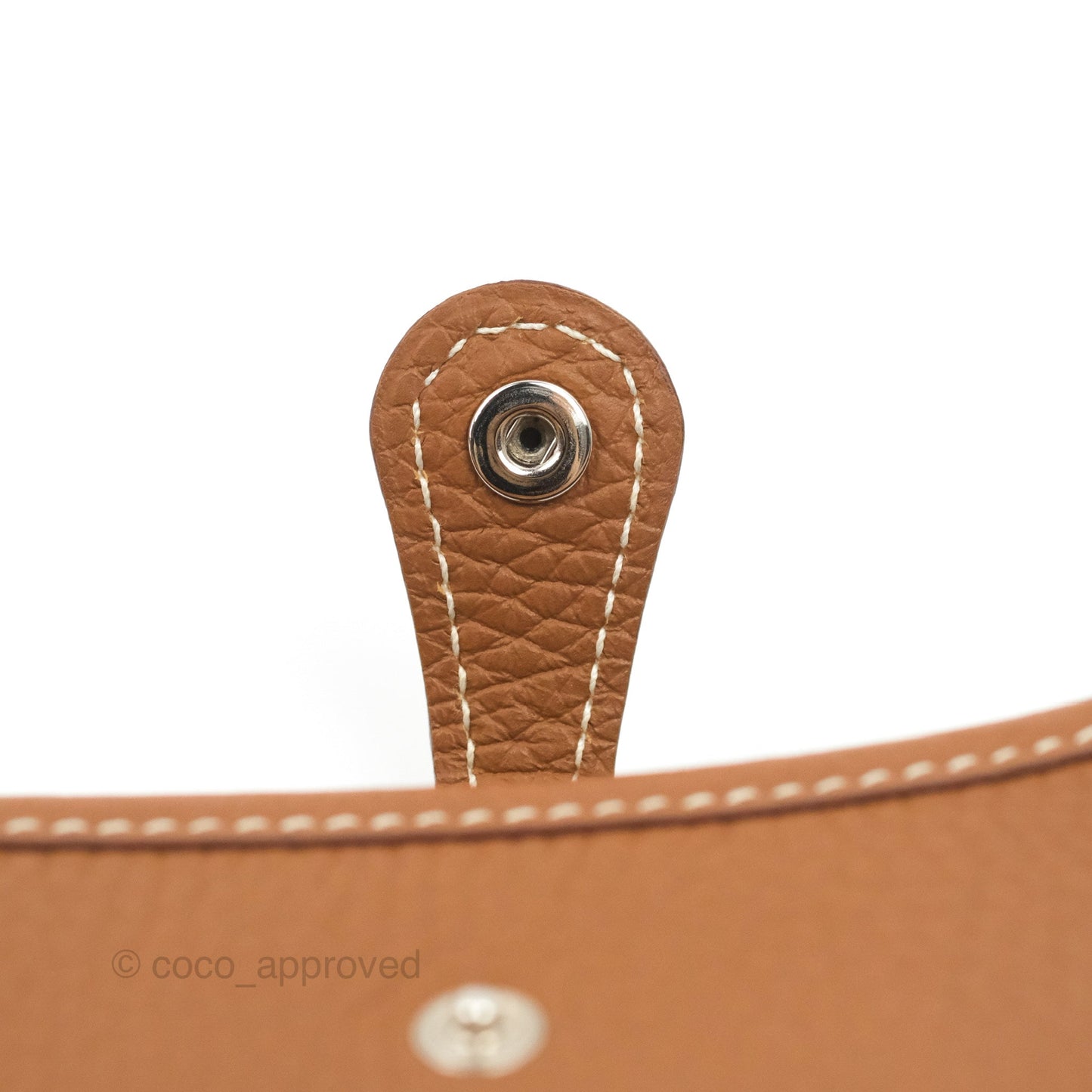 Hermès Mini Evelyne 16 Gold Clemence Palladium Hardware