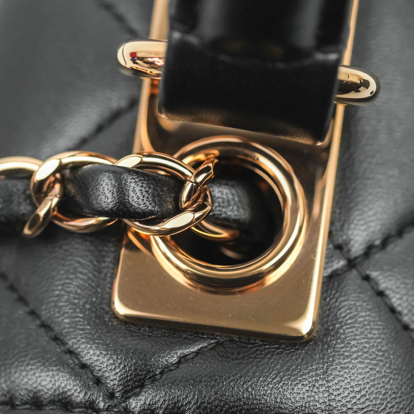 Chanel Trendy CC Small Black Lambskin Rose Gold Hardware