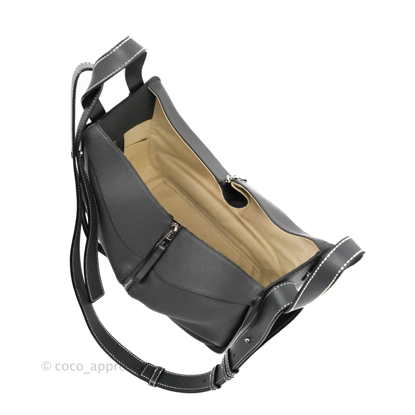 Loewe Hammock Small Asphalt Grey Shoulder Bag
