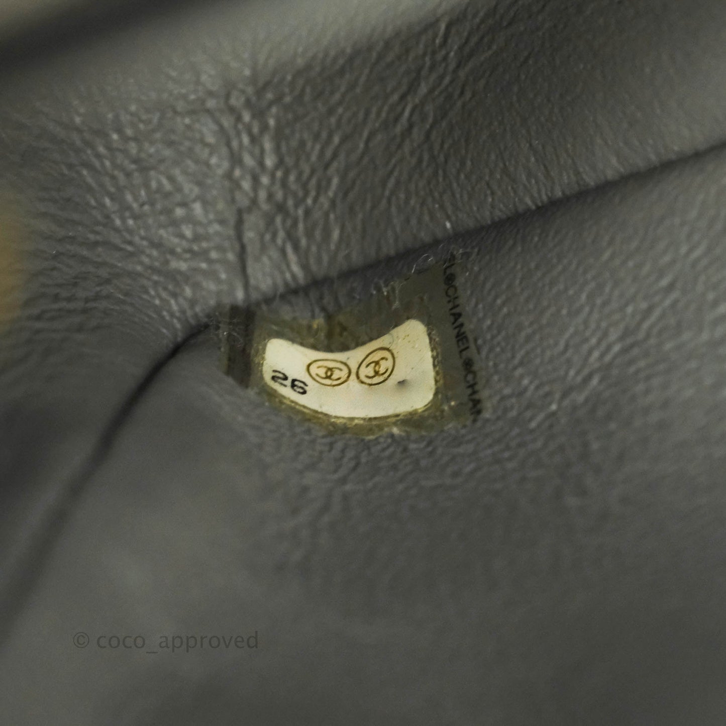 Chanel M/L Medium Single Flap Grey Tweed Braided Gold Hardware
