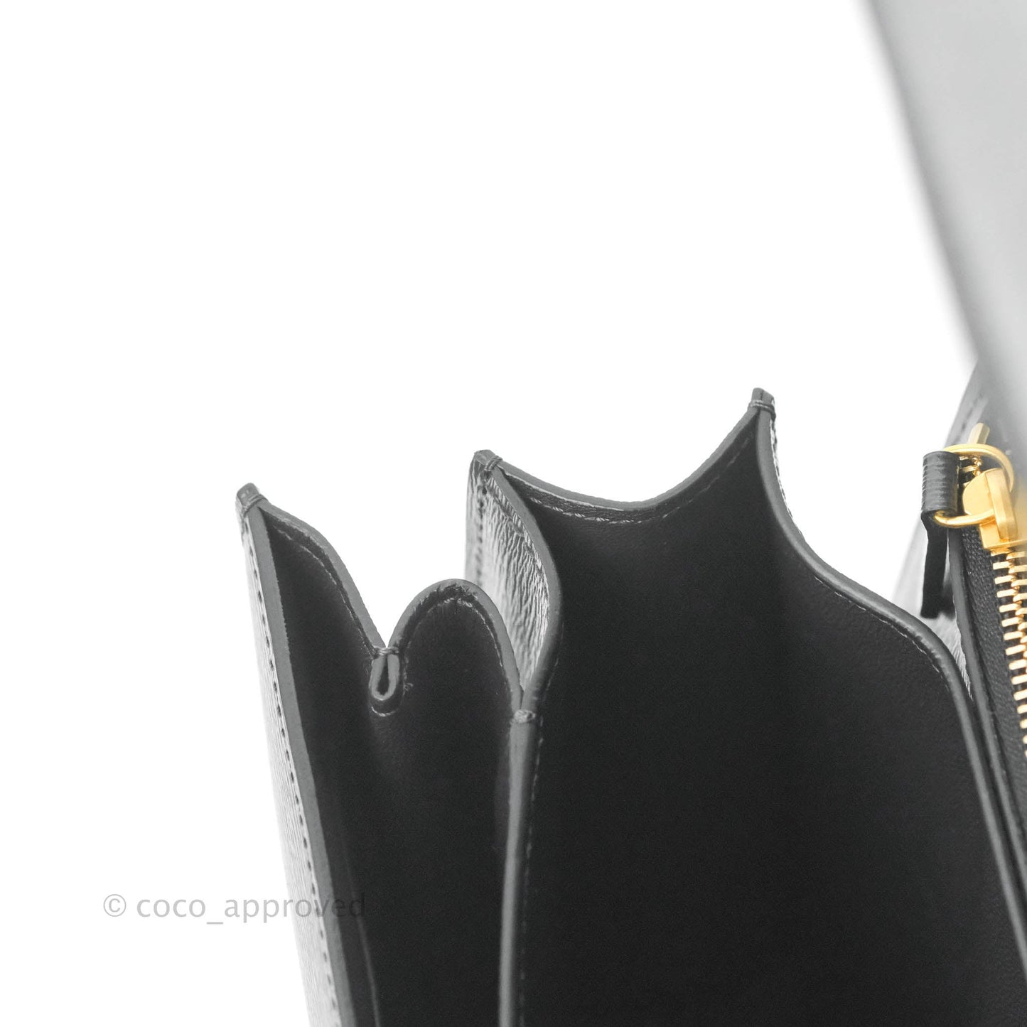 Celine Medium Classic Box Flap Dark Grey Liege Calfskin