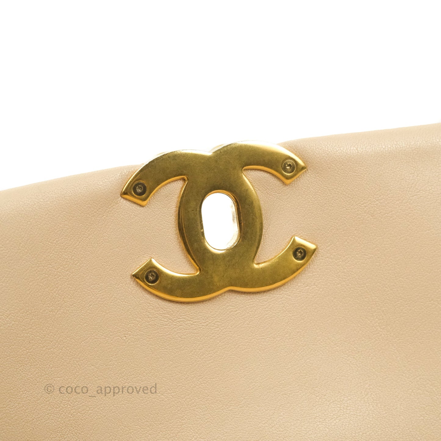 Chanel 19 Small Beige Mixed Hardware