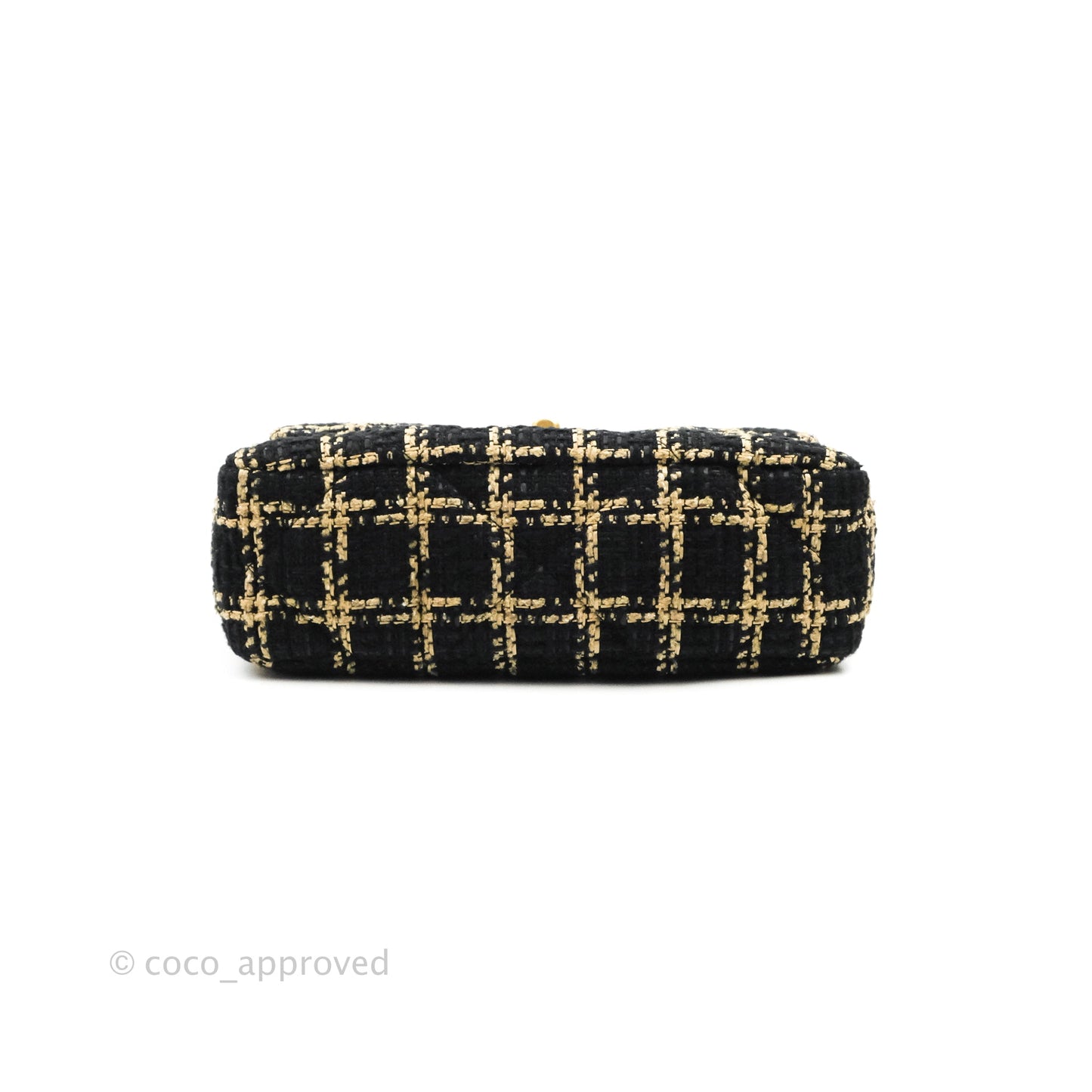 Chanel 19 Small Tweed Black Beige Mixed Hardware