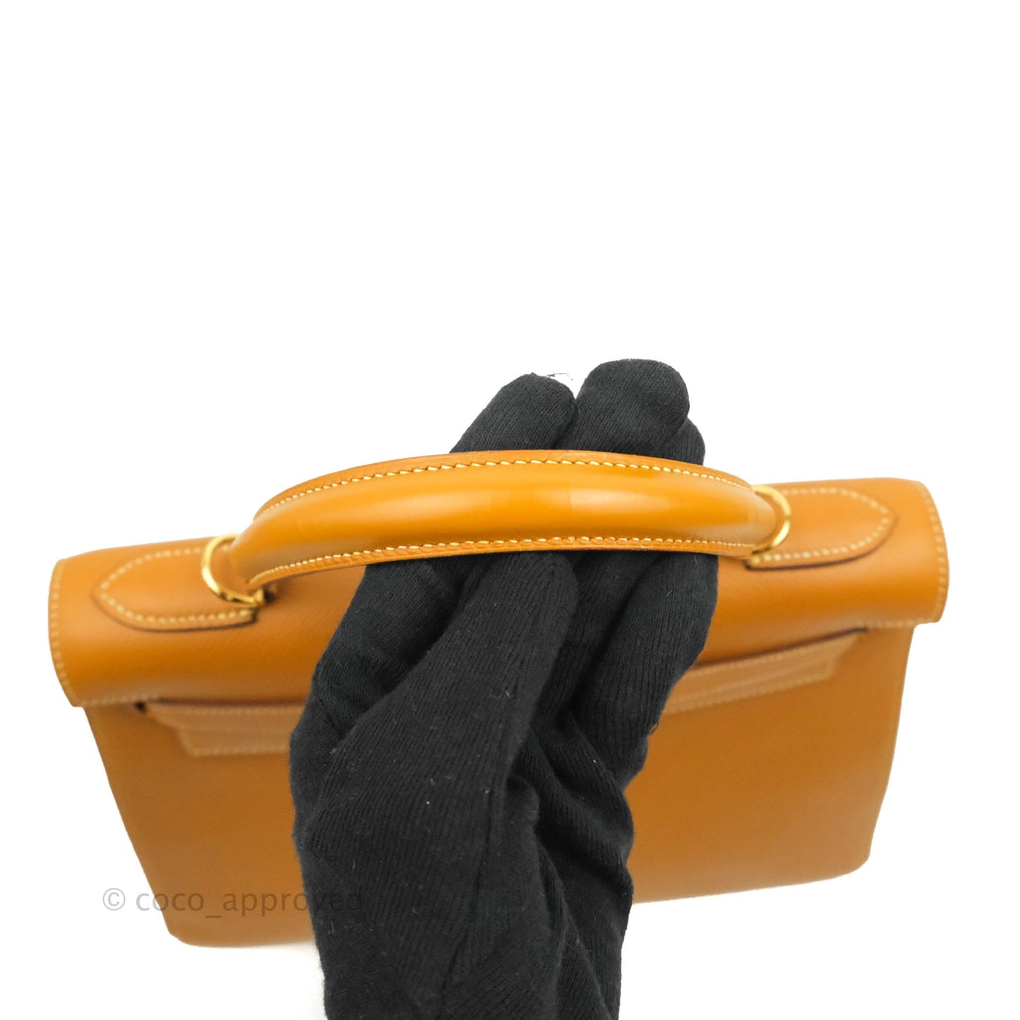 Hermès Vintage Kelly 28 Gold Epsom Gold Hardware