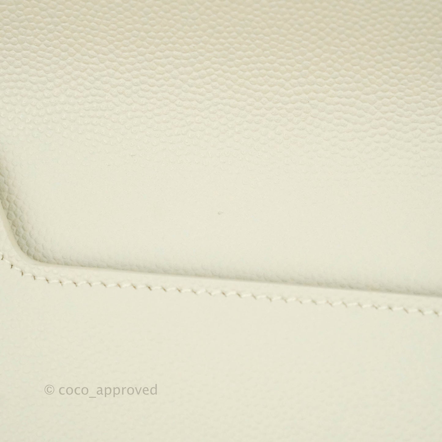 Saint Laurent Ivory Monogram Clutch Bag