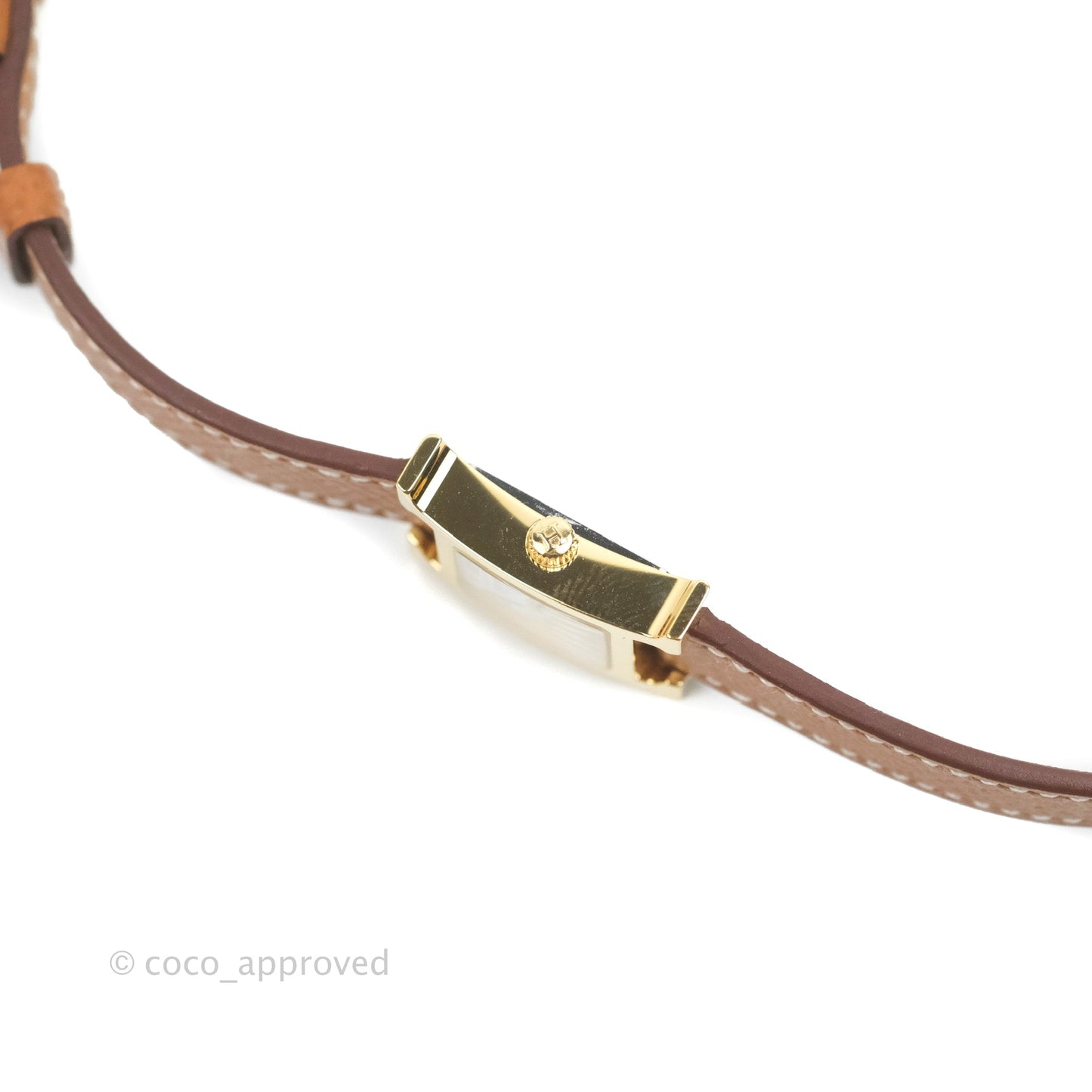 Hermès Heure H TPM Watch Gold Epsom Gold Hardware