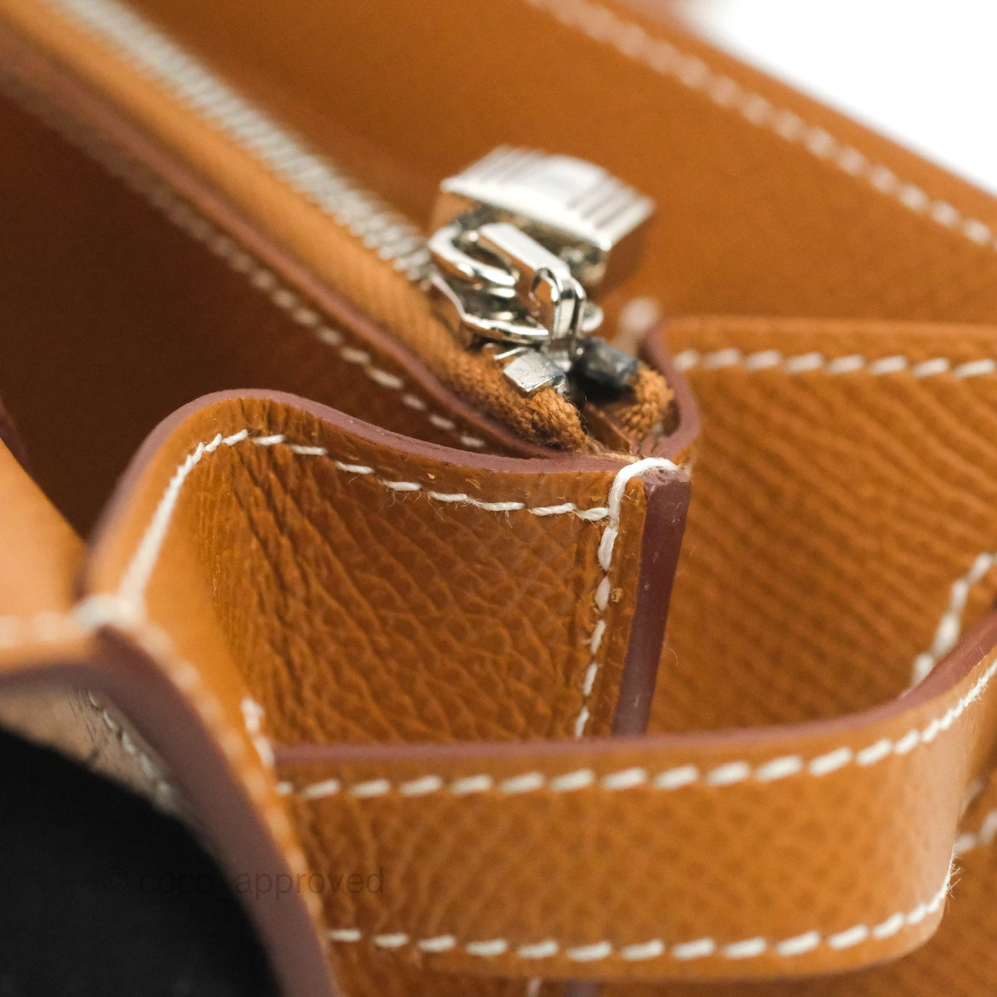 Hermès Kelly To Go Wallet Gold Epsom Palladium Hardware