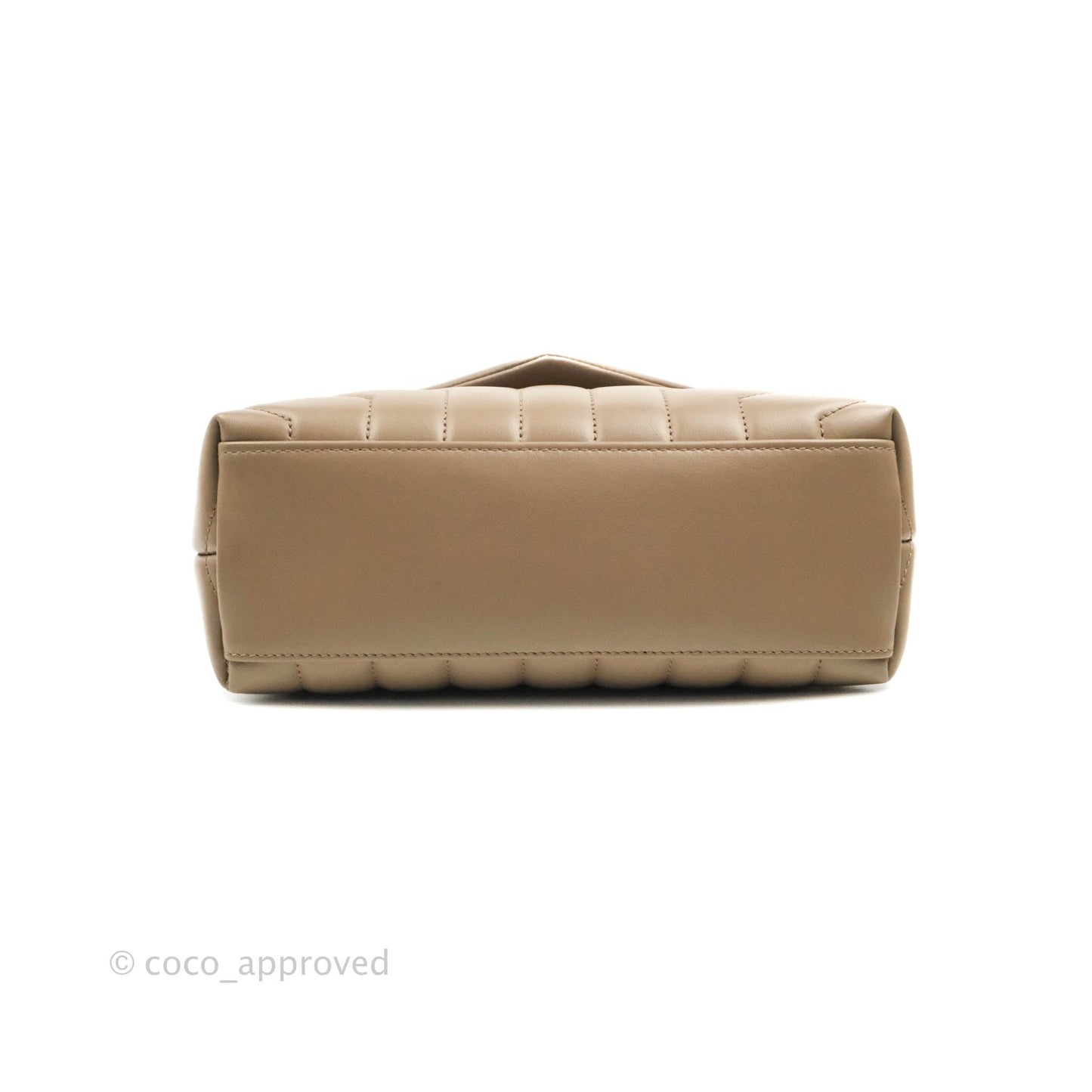 Saint Laurent Loulou Small Bag Taupe Gold Hardware