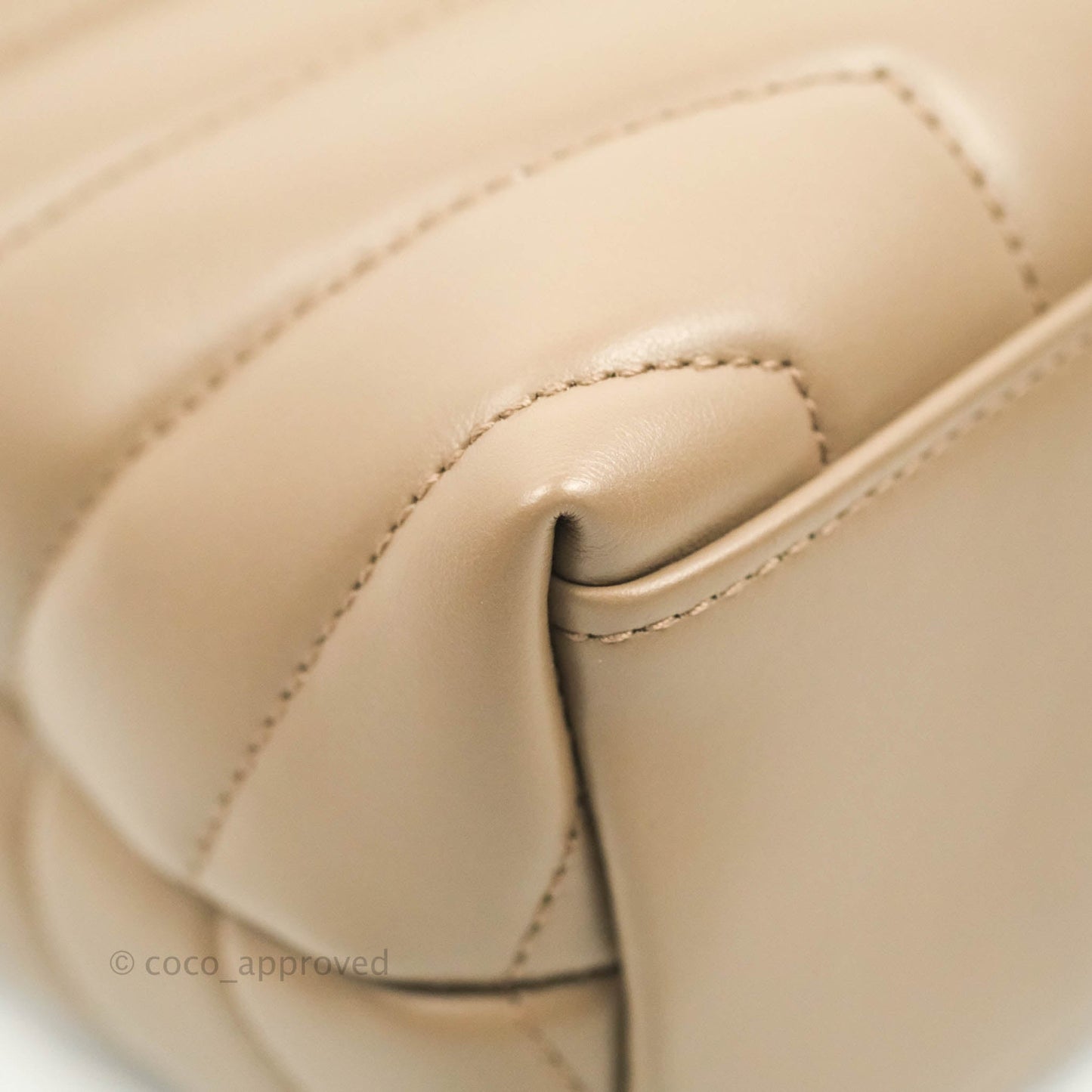 Saint Laurent Loulou Small Bag Taupe Gold Hardware