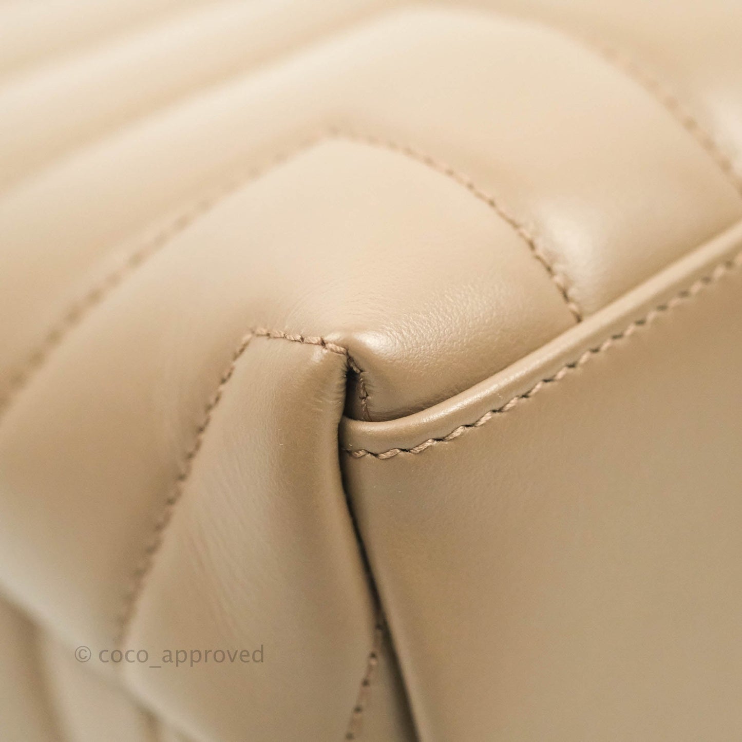 Saint Laurent Loulou Small Bag Taupe Gold Hardware