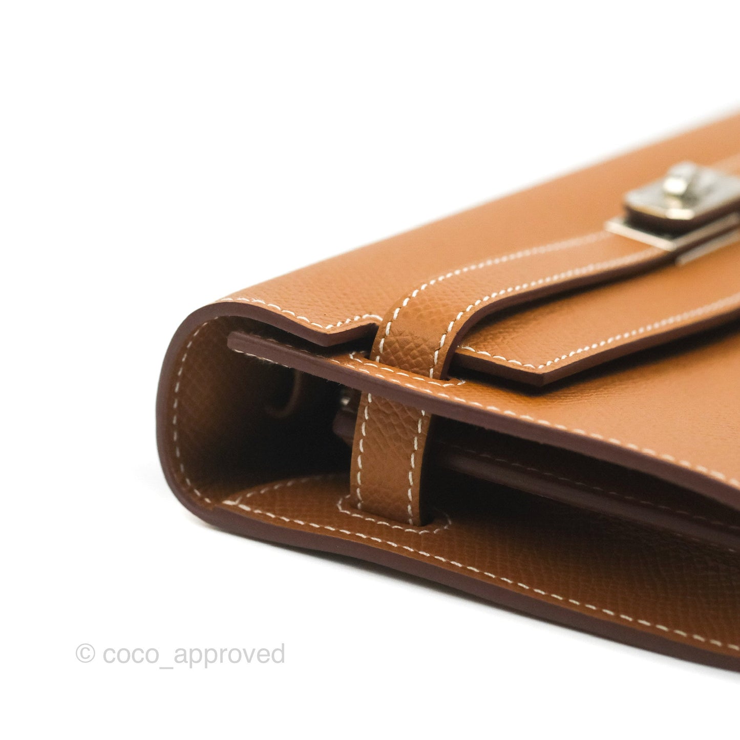 Hermès Kelly To Go Wallet Gold Epsom Palladium Hardware
