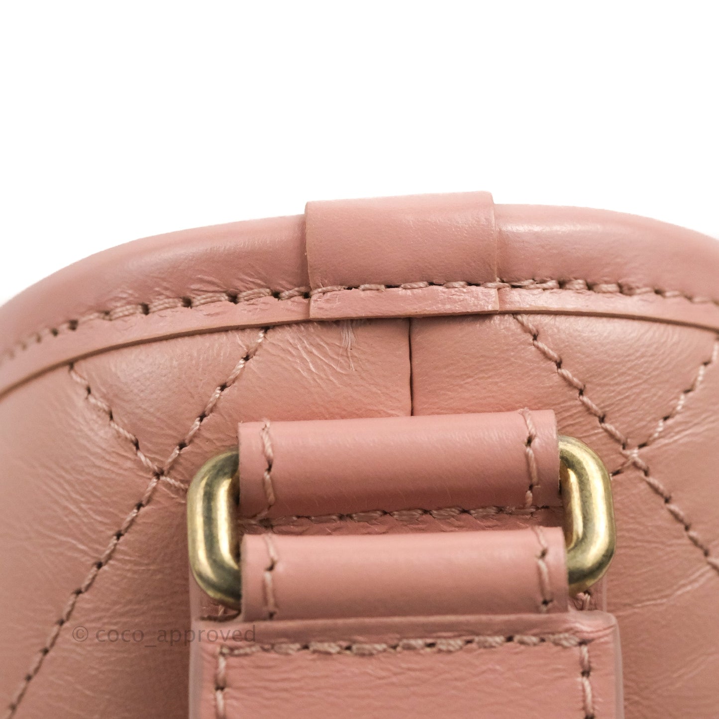 Chanel Small Gabrielle Hobo Quilted Pink Aged Calfskin