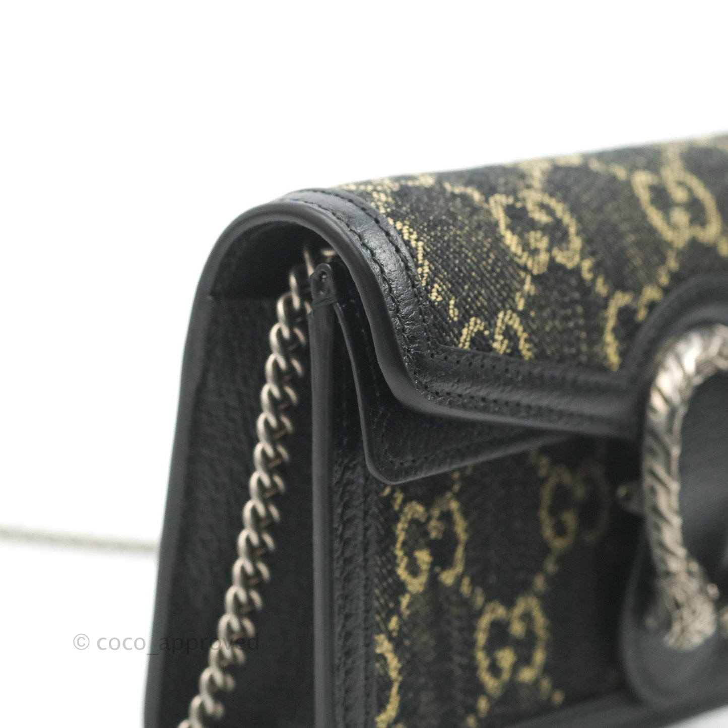 Gucci Dionysus GG Super Mini Crossbody Bag Ruthenium Hardware