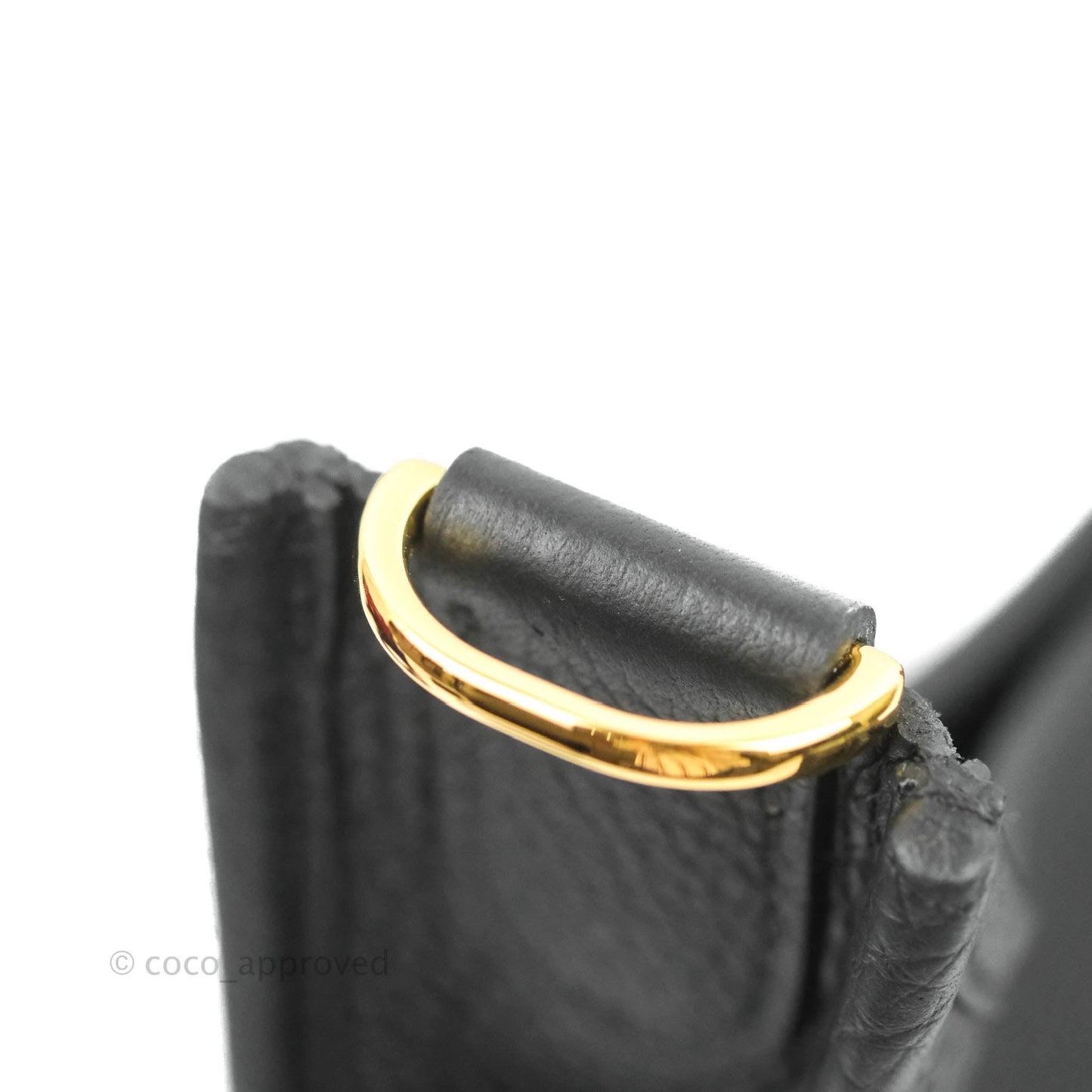 Hermes Evelyne III 29 Black Clemence Gold Hardware