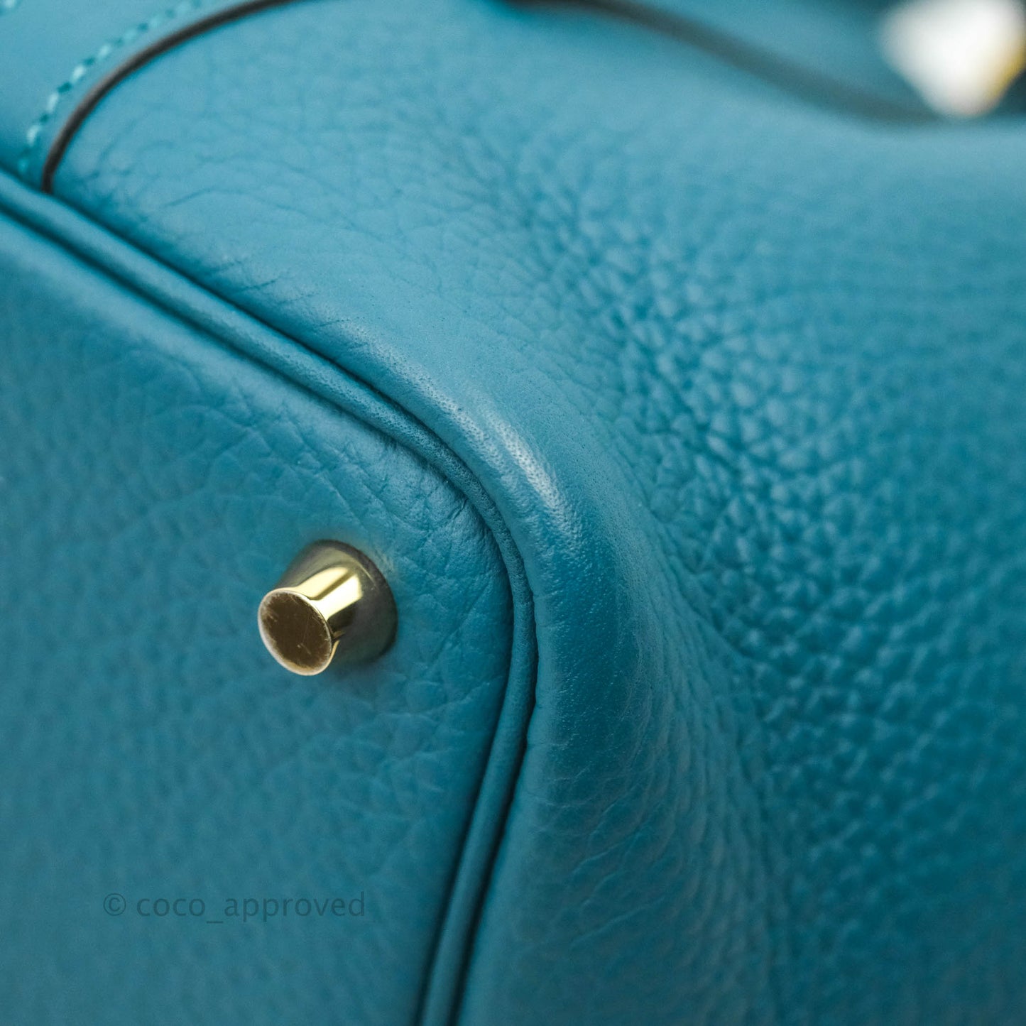 Hermès Clemence Picotin Lock 18 Vert Bosphore Gold Hardware