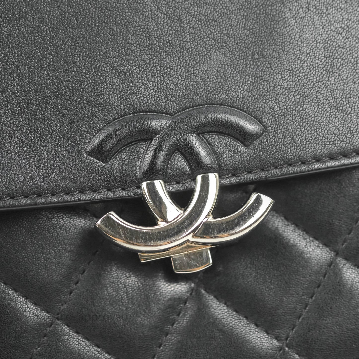 Chanel Quilted Mini Urban Companion Flap Black Calfskin Silver Hardware