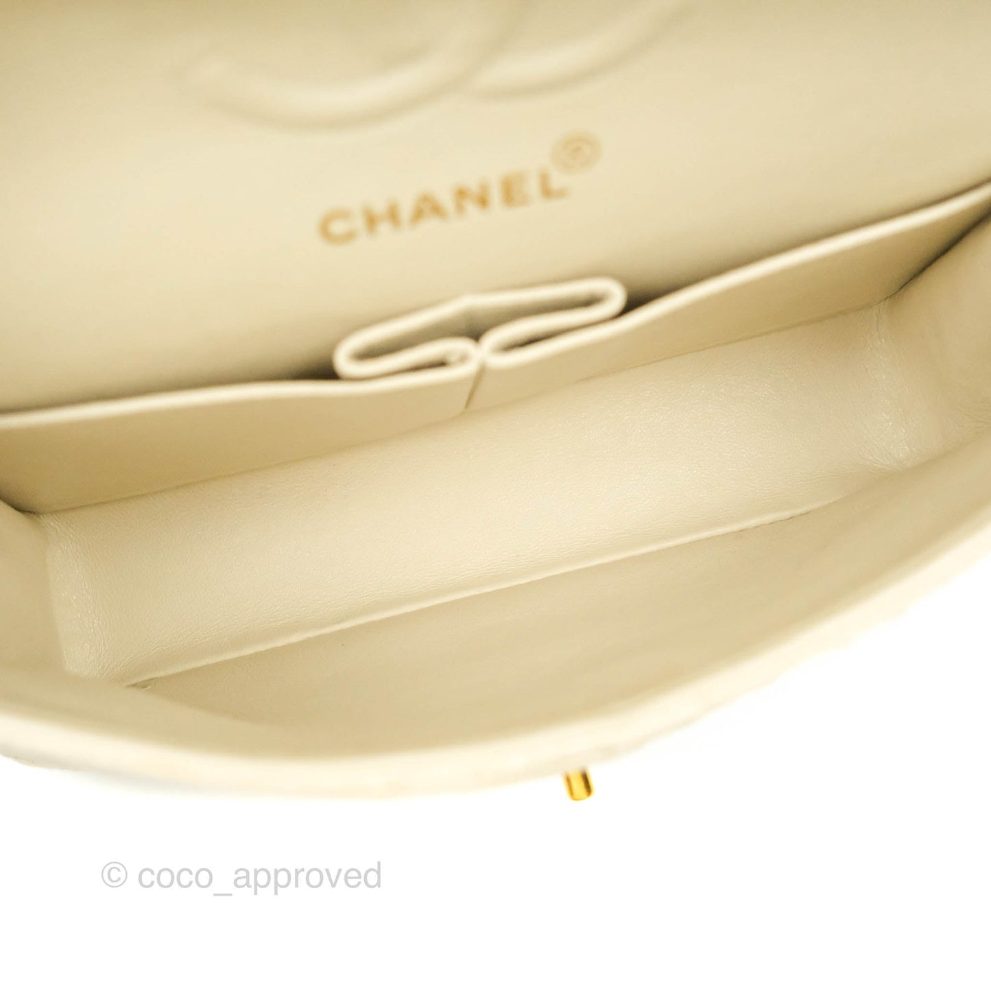 Chanel Small Flap Camellia Embroidered Ivory Beige Linen Canvas 24K Gold Hardware