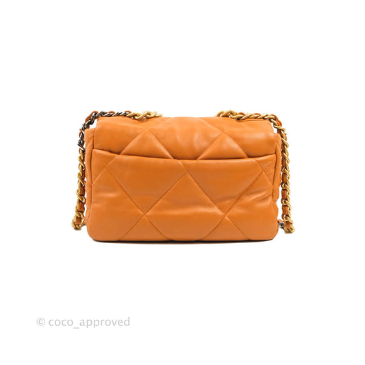 Chanel 19 Small Caramel Brown Mixed Hardware 21A