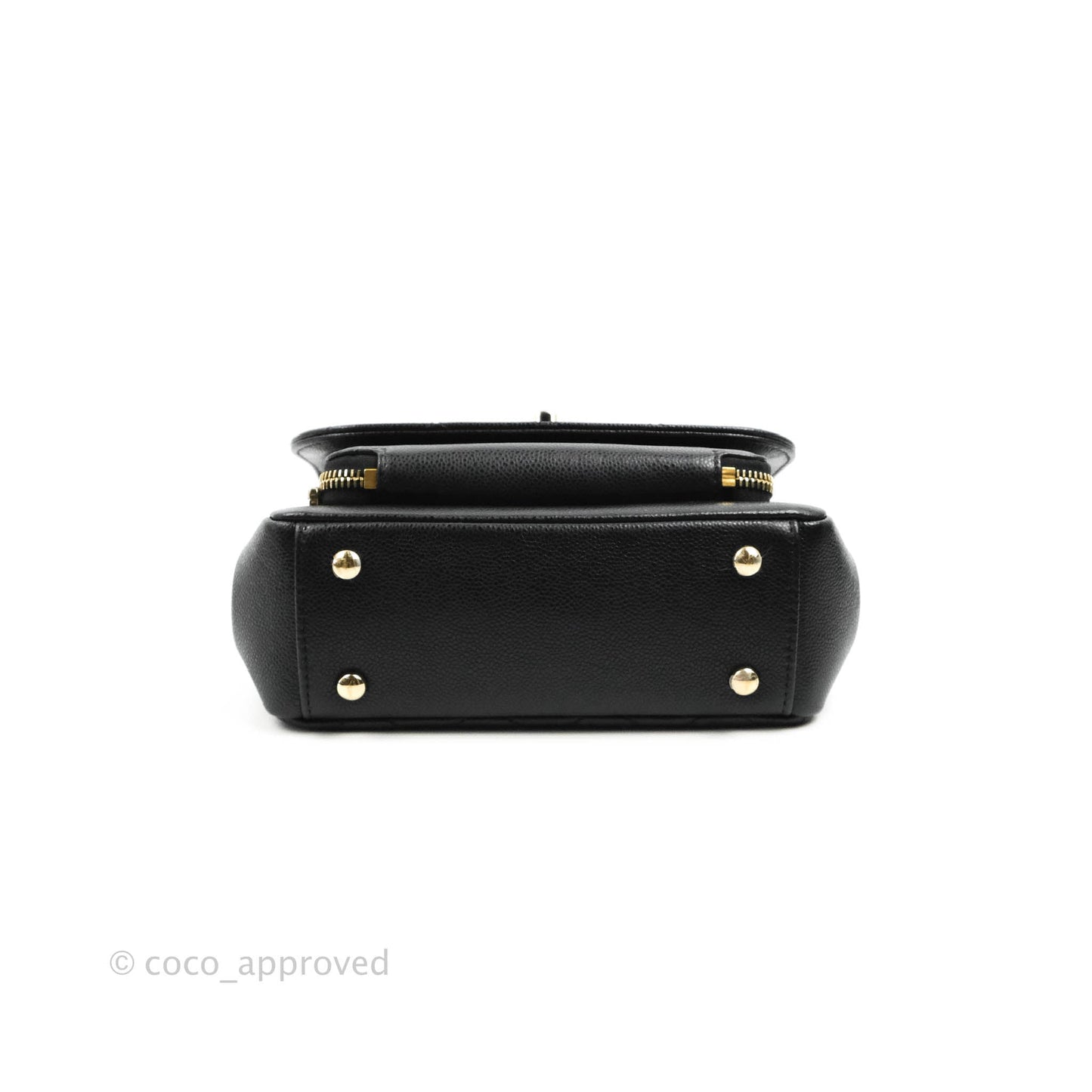 Chanel Quilted Small Business Affinity Flap Black Caviar Gold Hardware