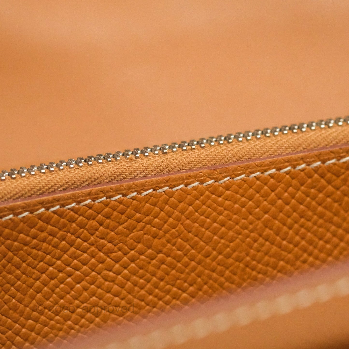 Hermès Constance Long To Go Wallet Gold Epsom Palladium Hardware